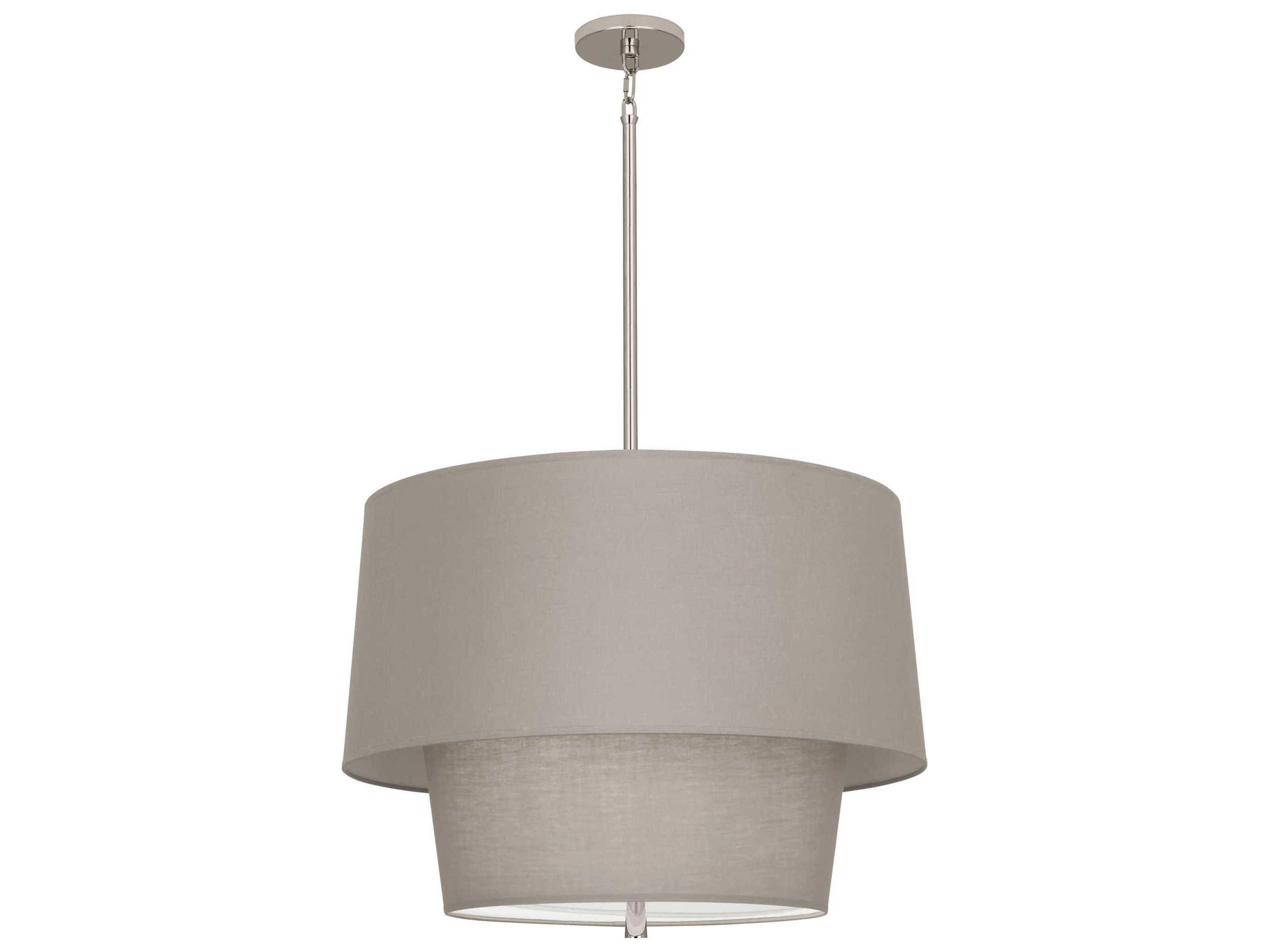 Robert Abbey Decker 3-Light Smoke Gray Pendant