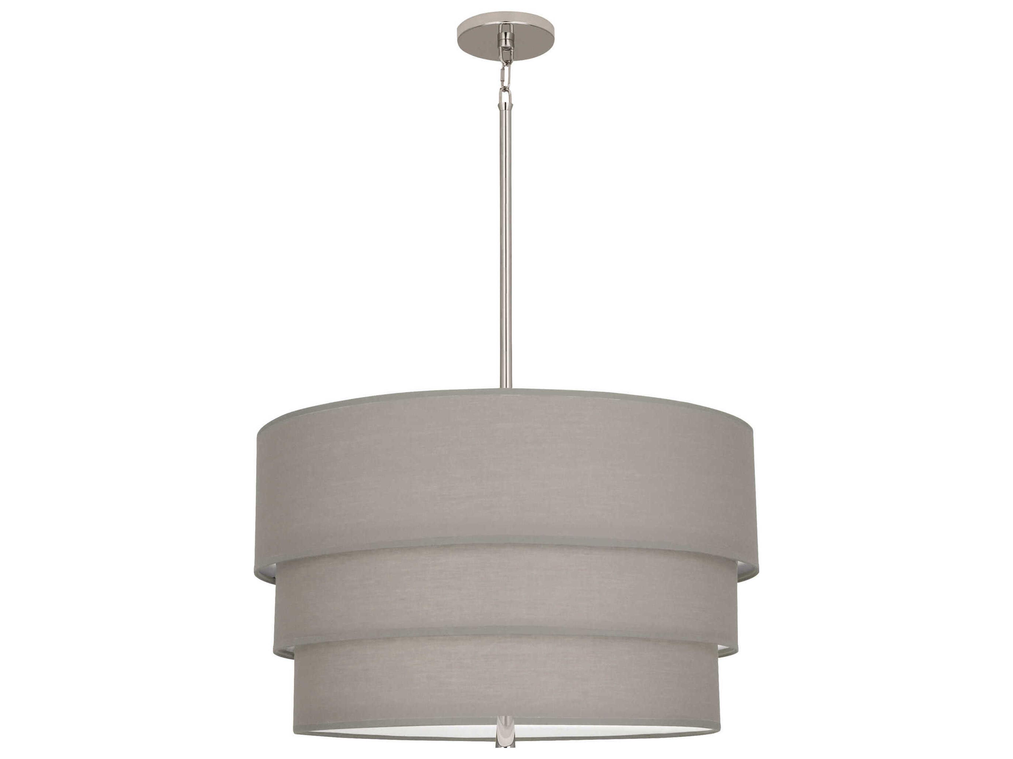 Robert Abbey Decker 3-Light Smoke Gray Pendant