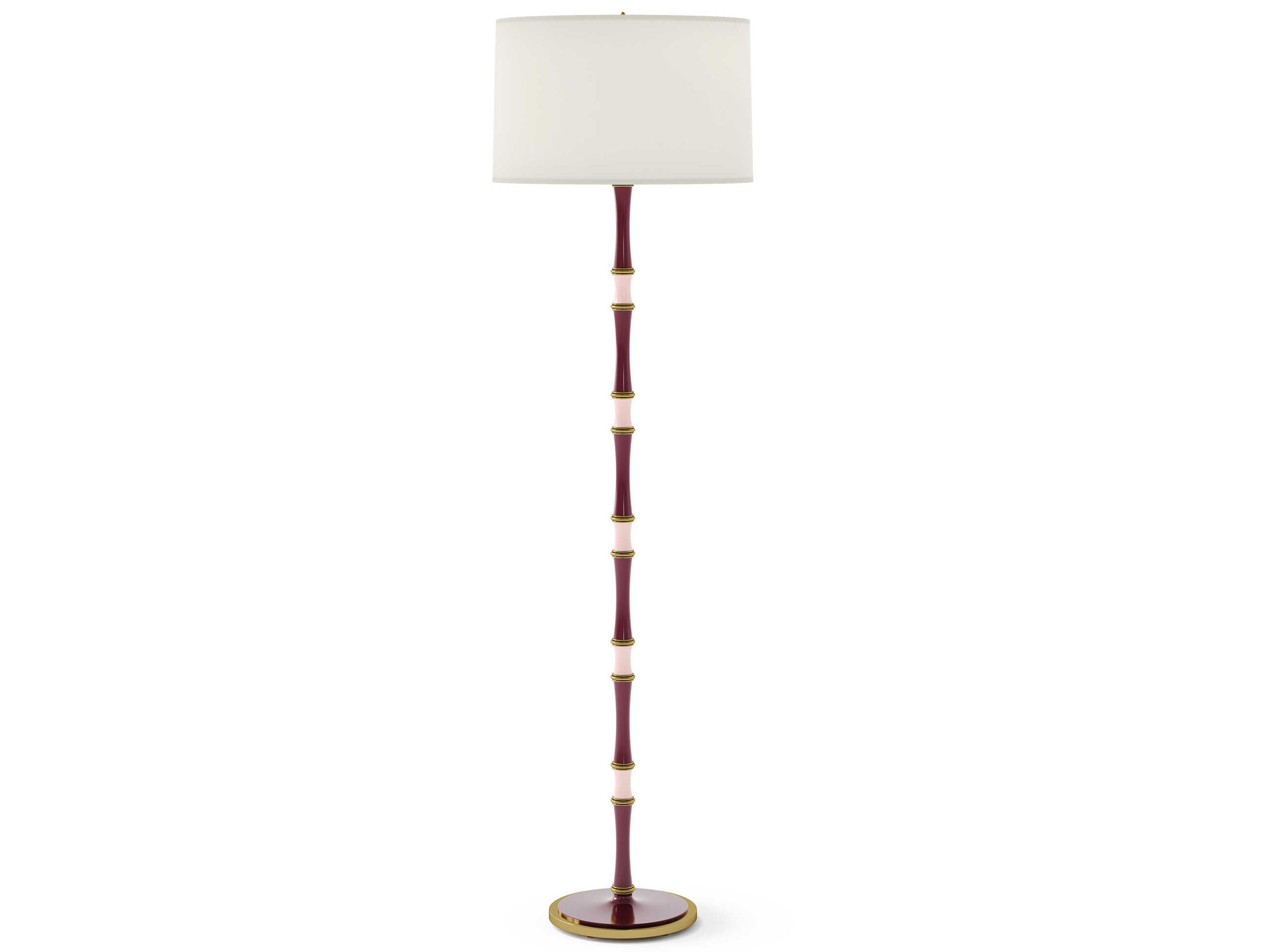 Kane Sugar Plum Rose Water Purple Floor Lamp