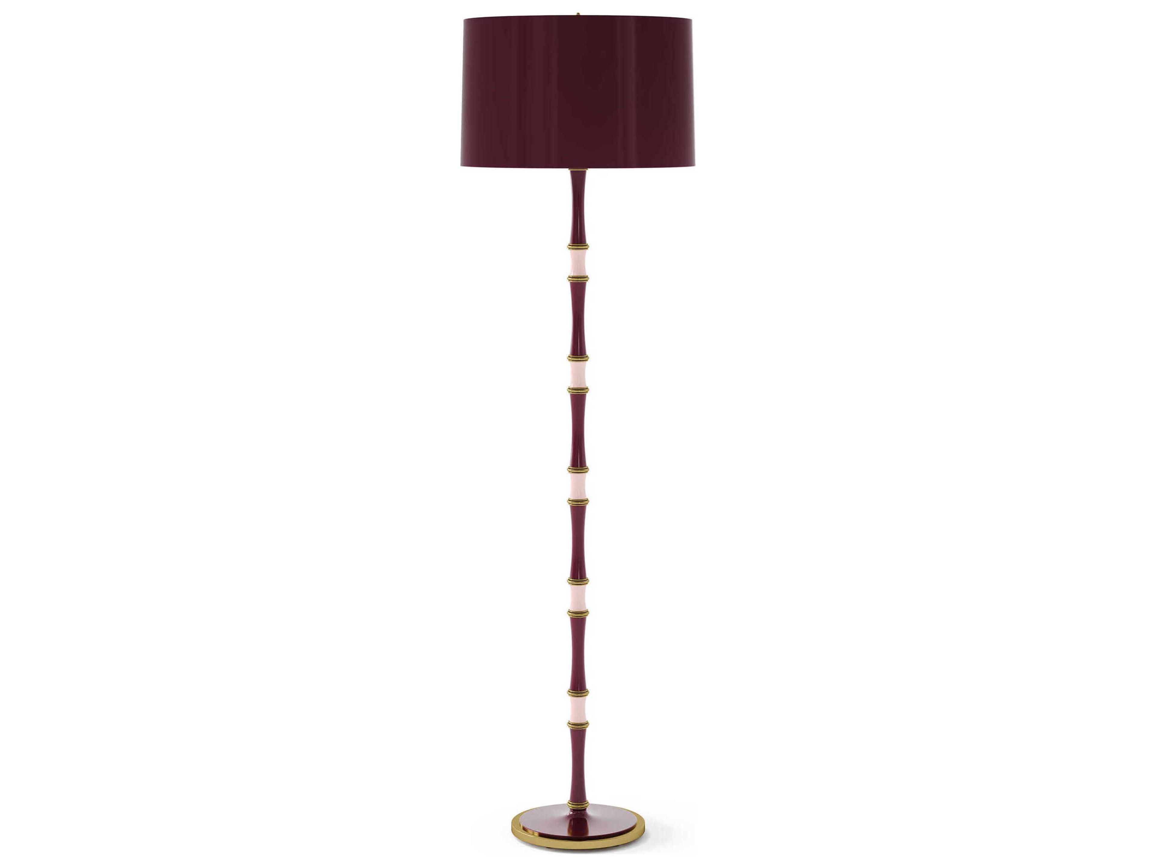 Robert Abbey Kane Sugar Plum Rose Water Purple Floor Lamp