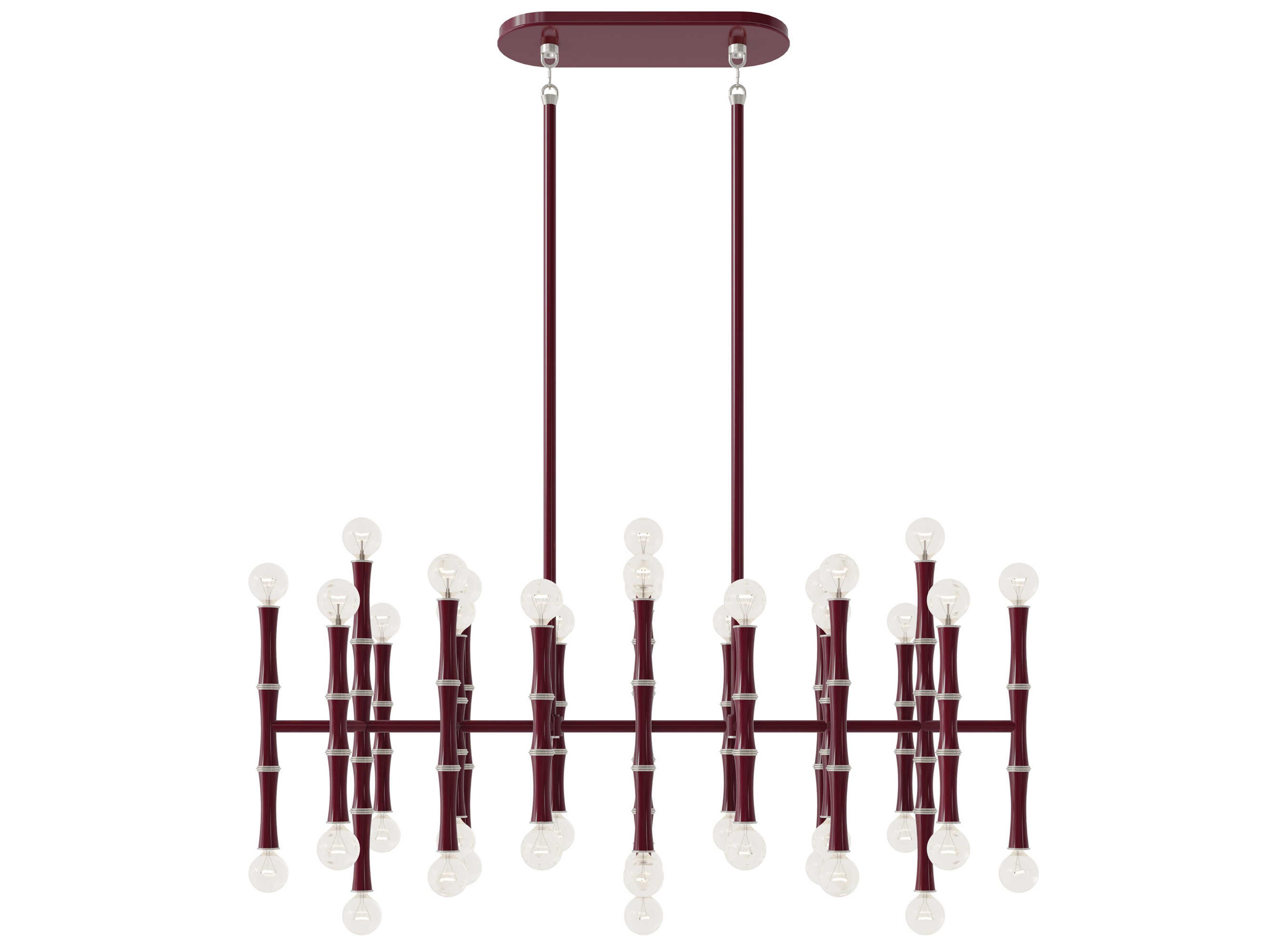 Robert Abbey Kane 42-Light Sugar Plum Purple Island Pendant