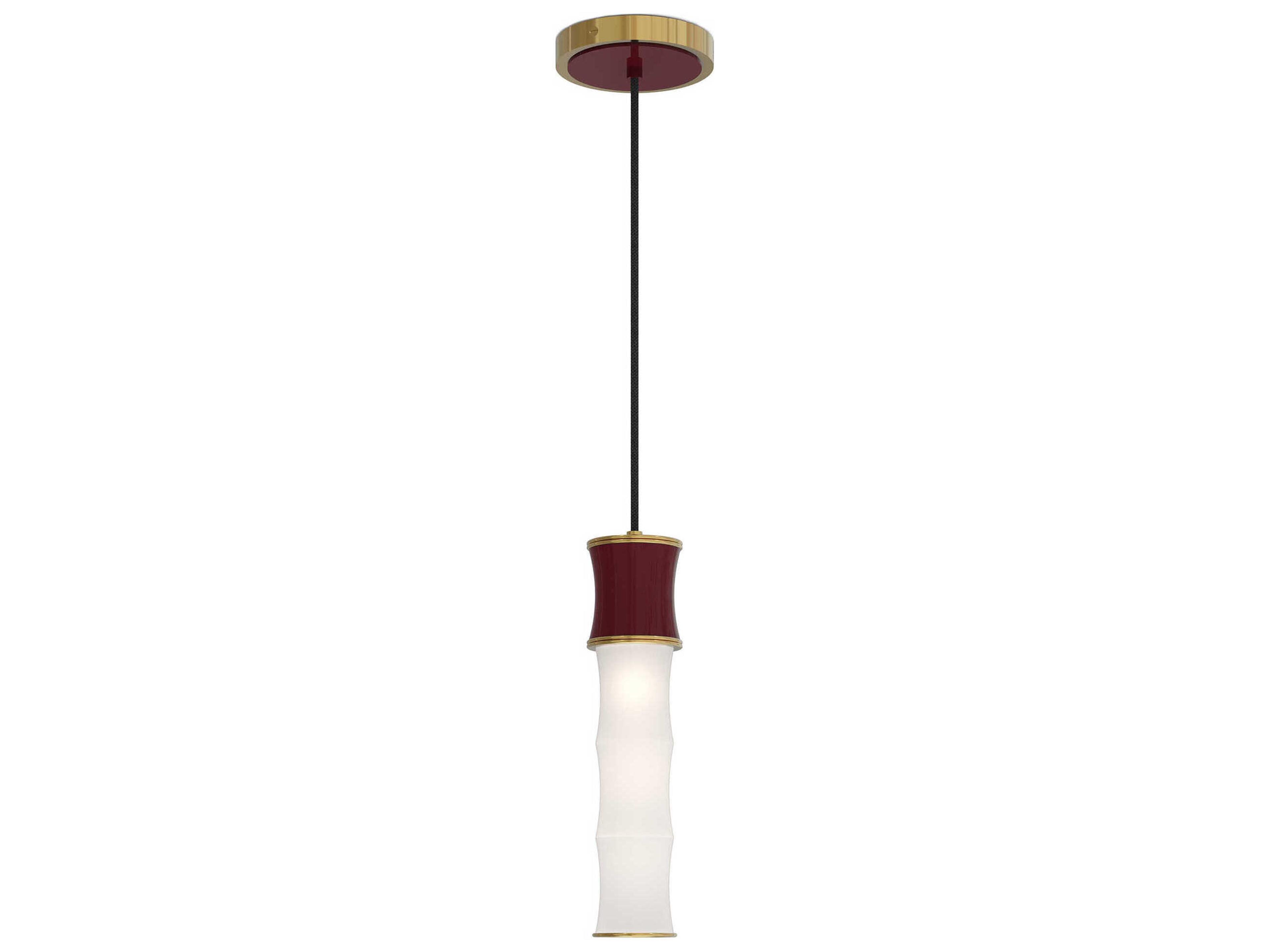 Kane 1-Light Sugar Plum Purple Cylinder Mini Pendant