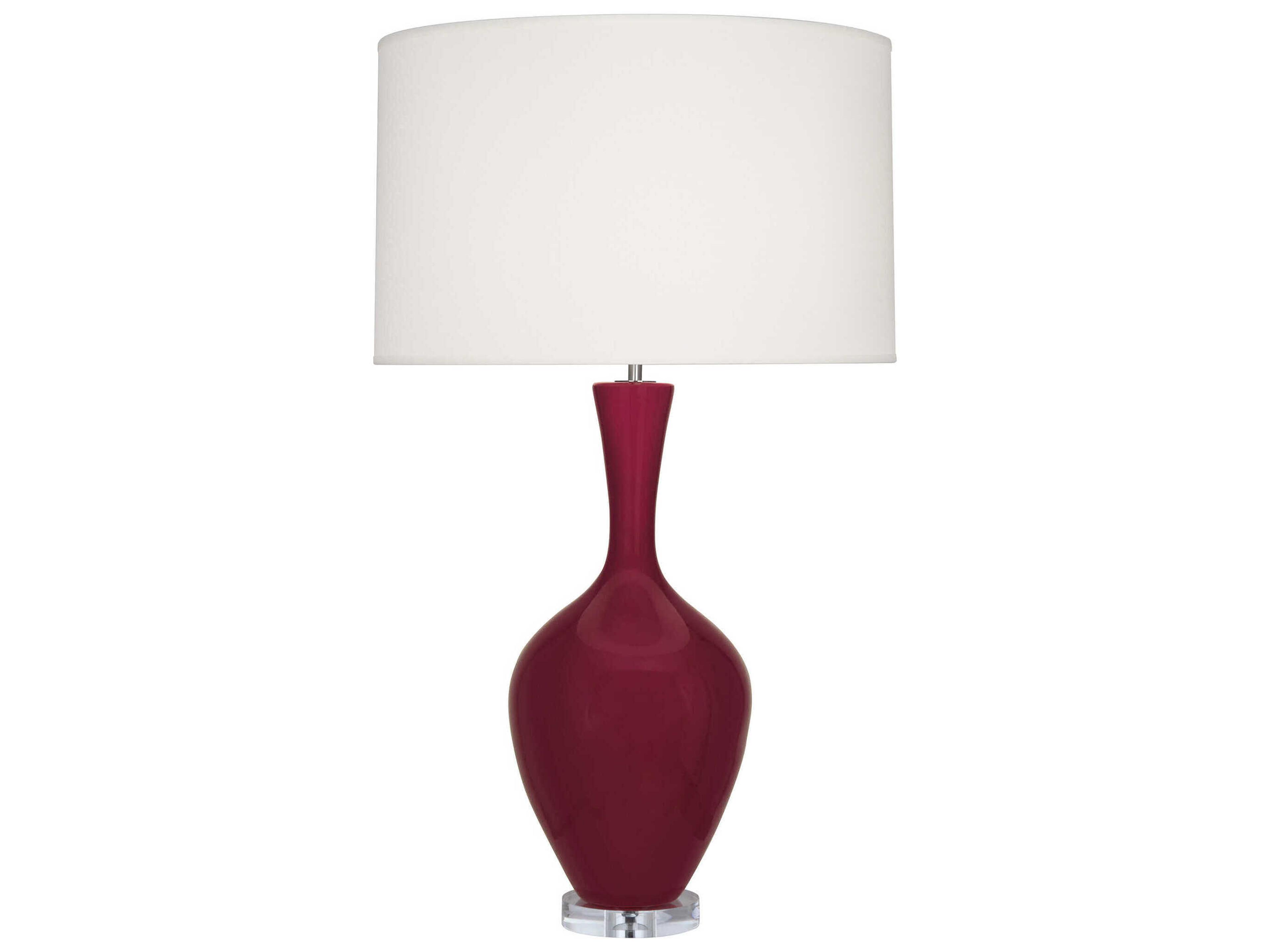 Audrey Sugar Plum Glazed Purple Buffet Lamp