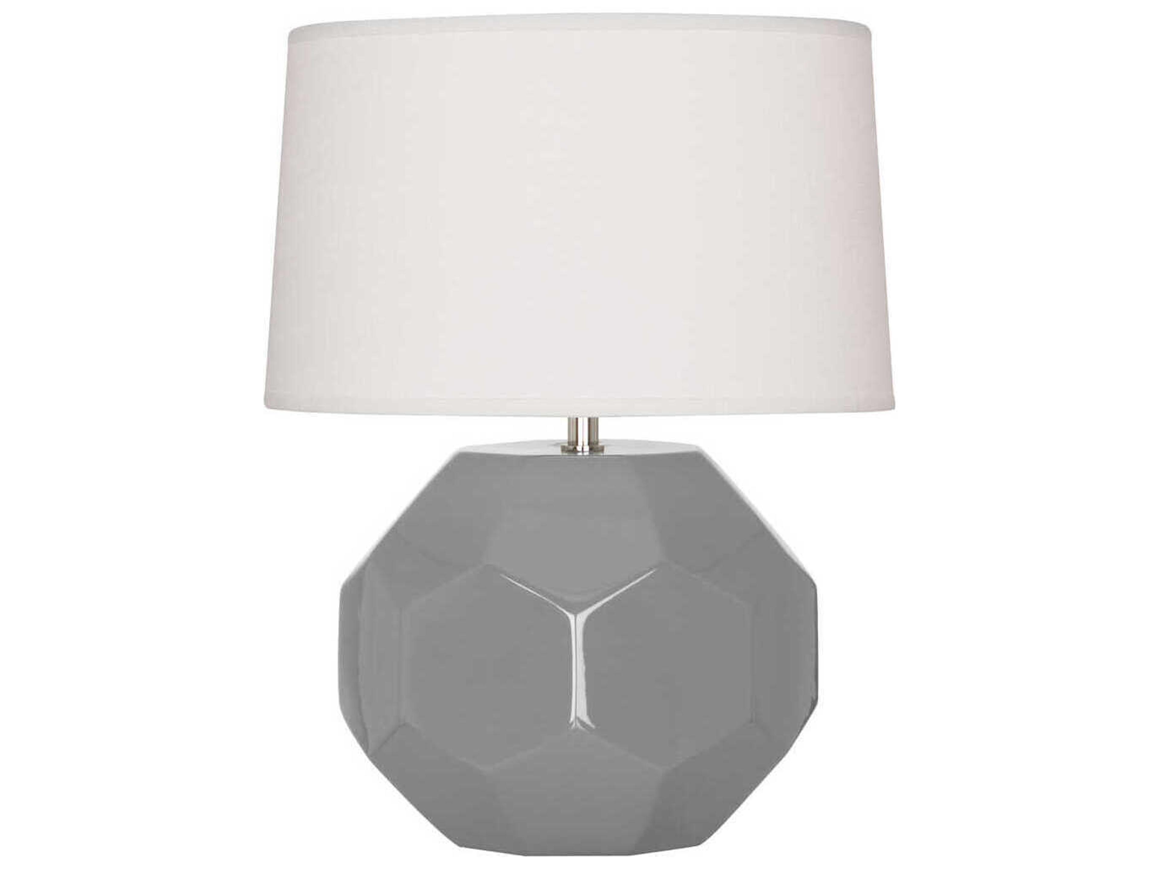 Franklin Smokey Taupe Glazed Gray Table Lamp
