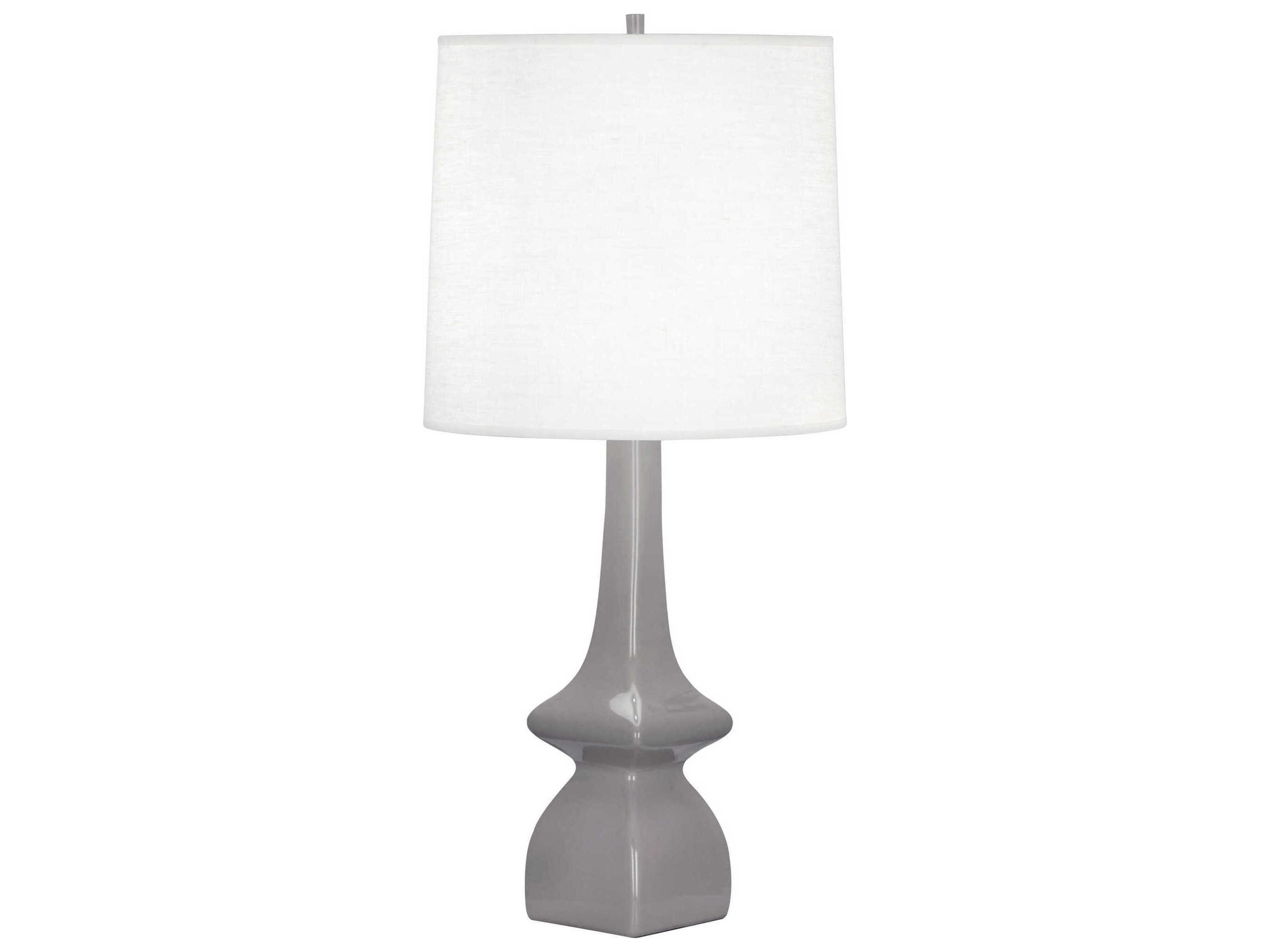 Jasmine Smokey Taupe Glazed Gray Buffet Lamp