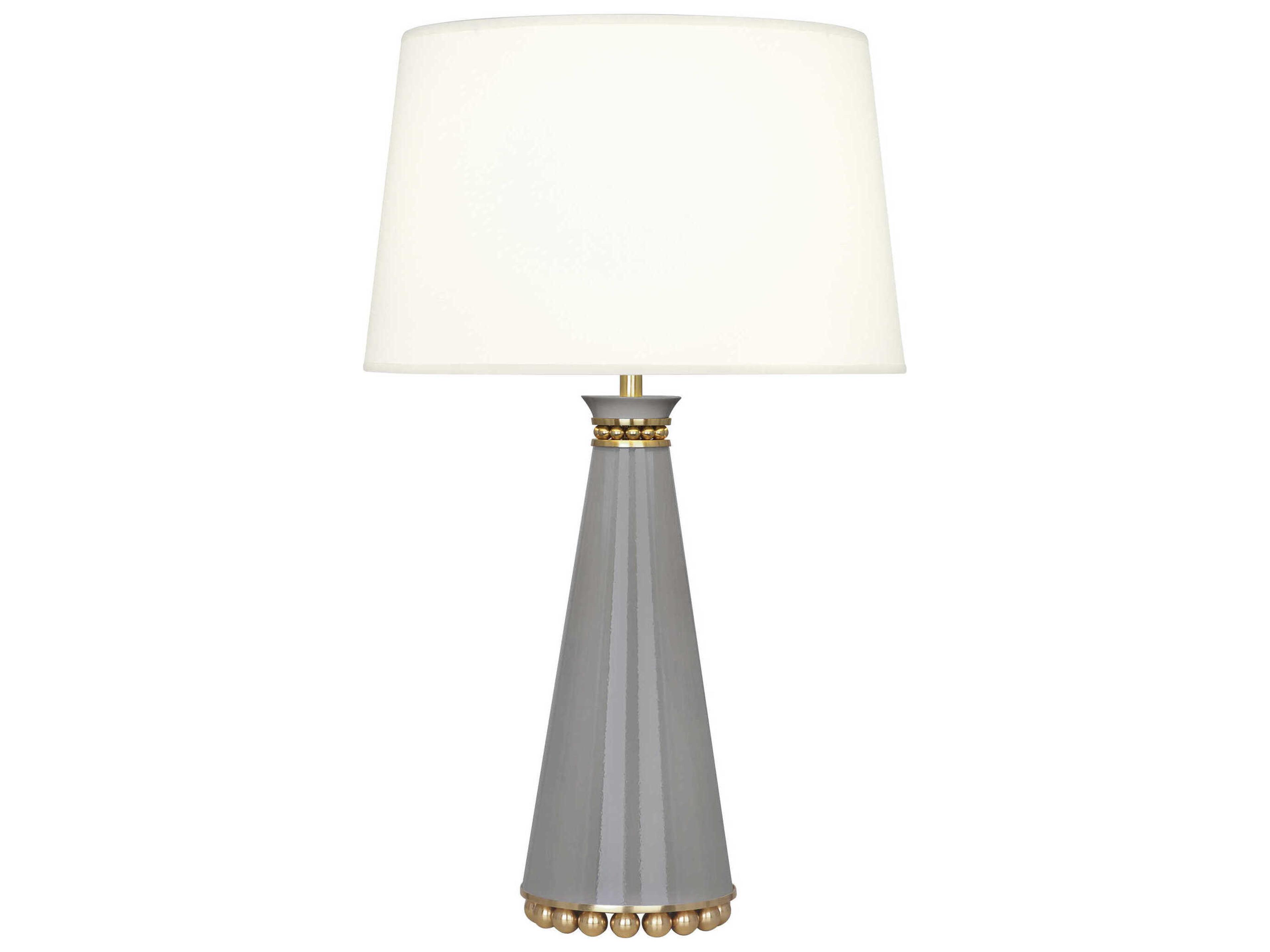 Pearl Gray Buffet Lamp