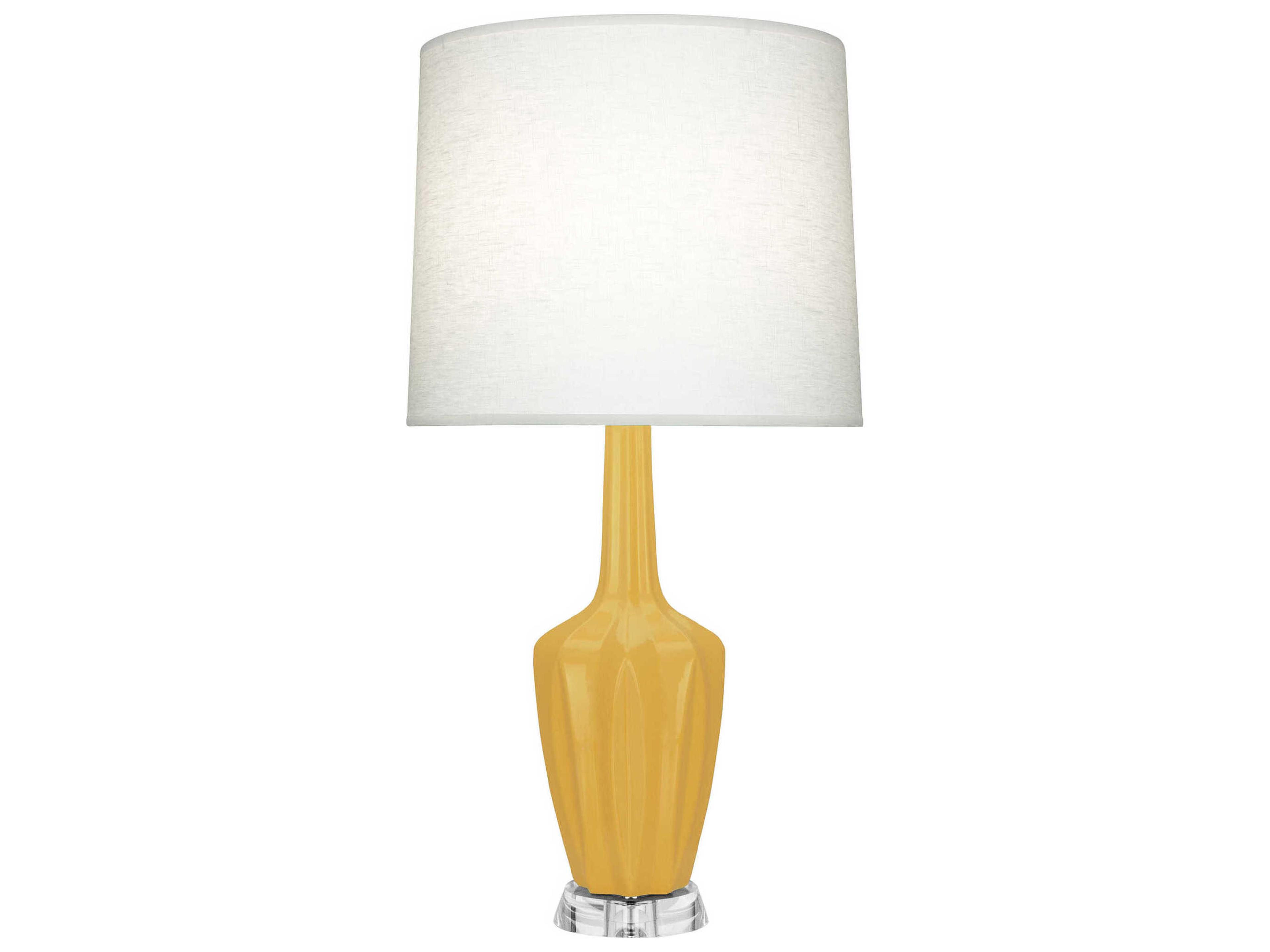 Emma Sunset Glazed Yellow Buffet Lamp
