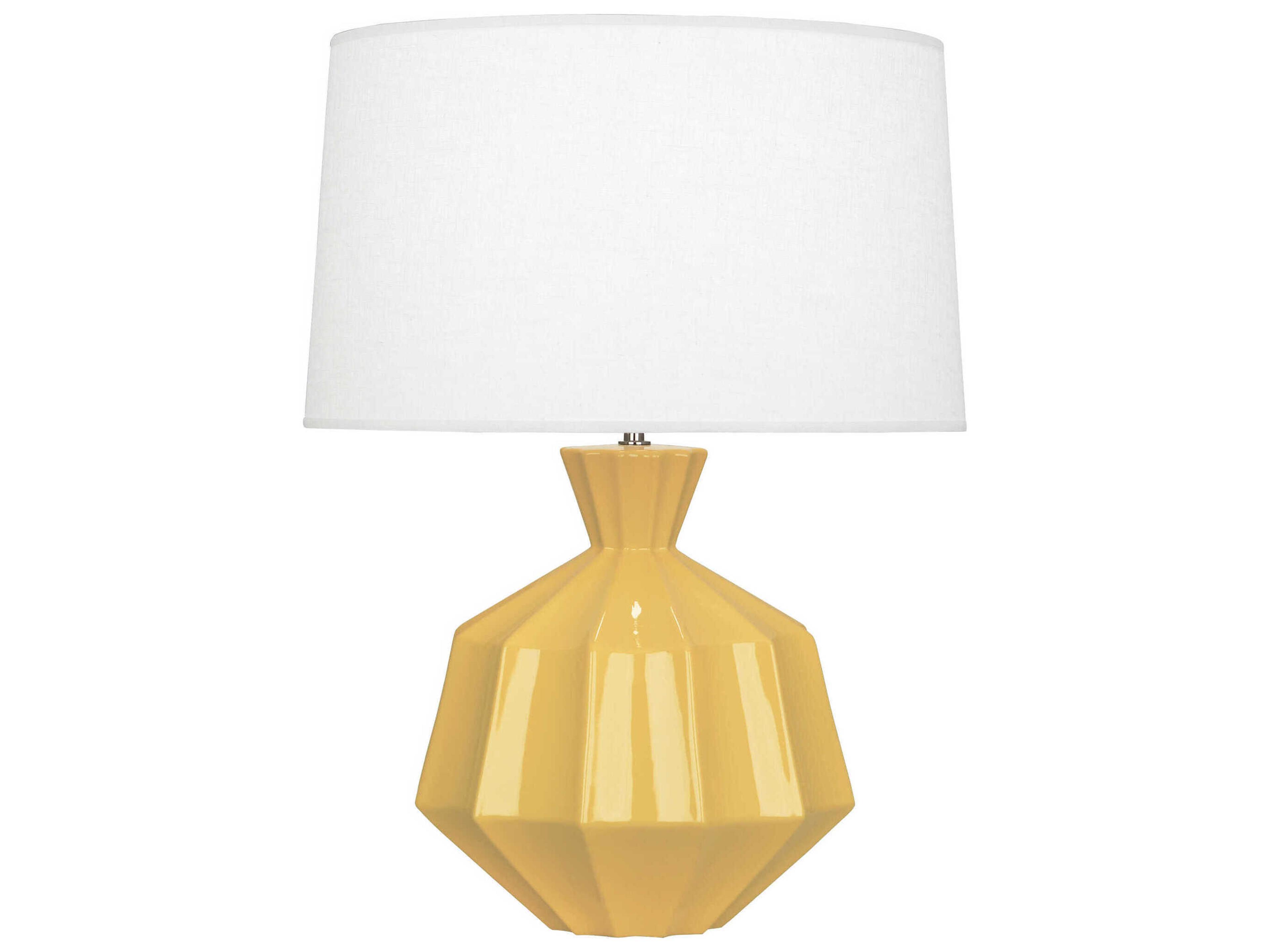 Orion Sunset Yellow Glazed Buffet Lamp