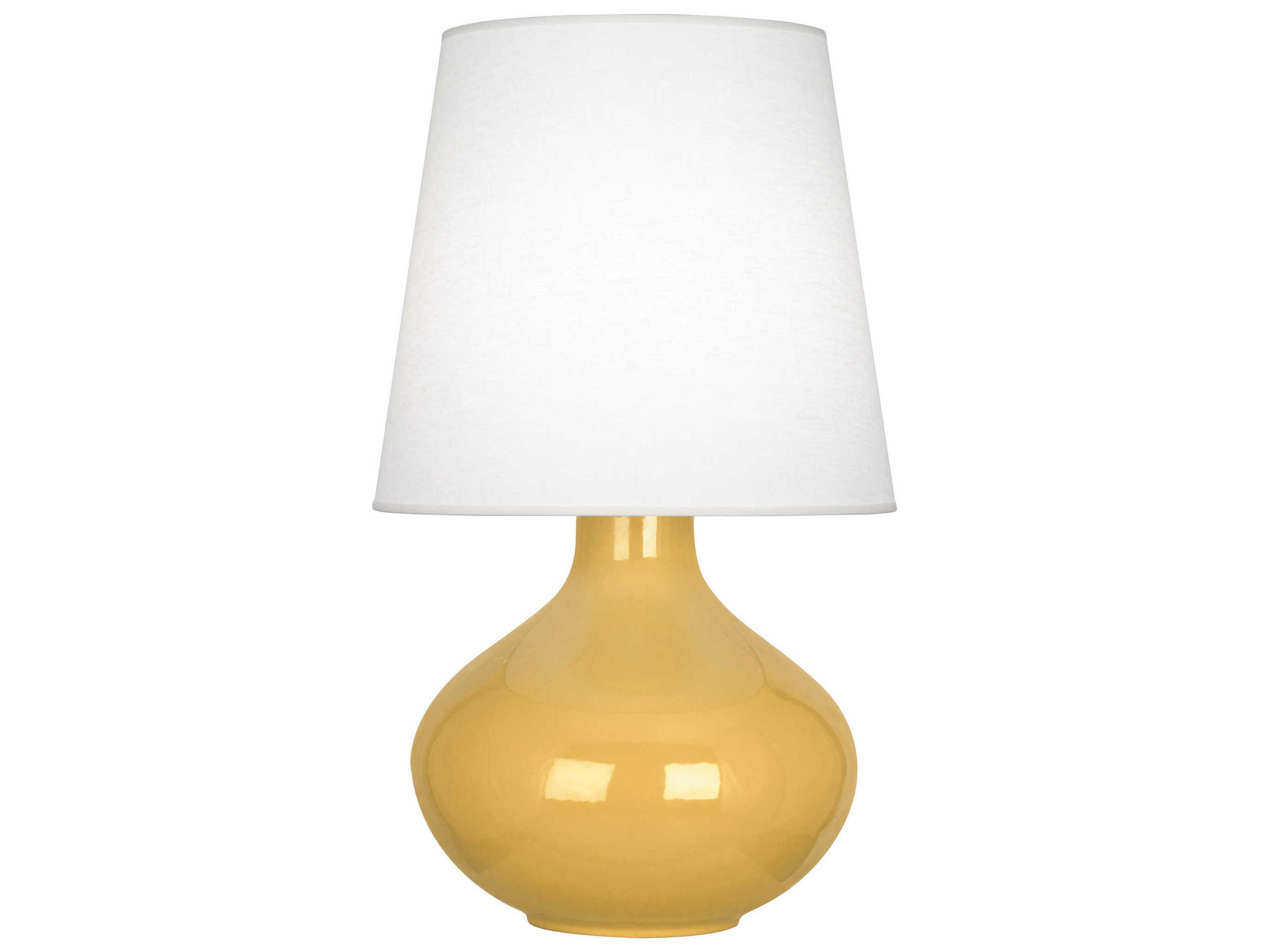 Robert Abbey June Yellow Buffet Lamp