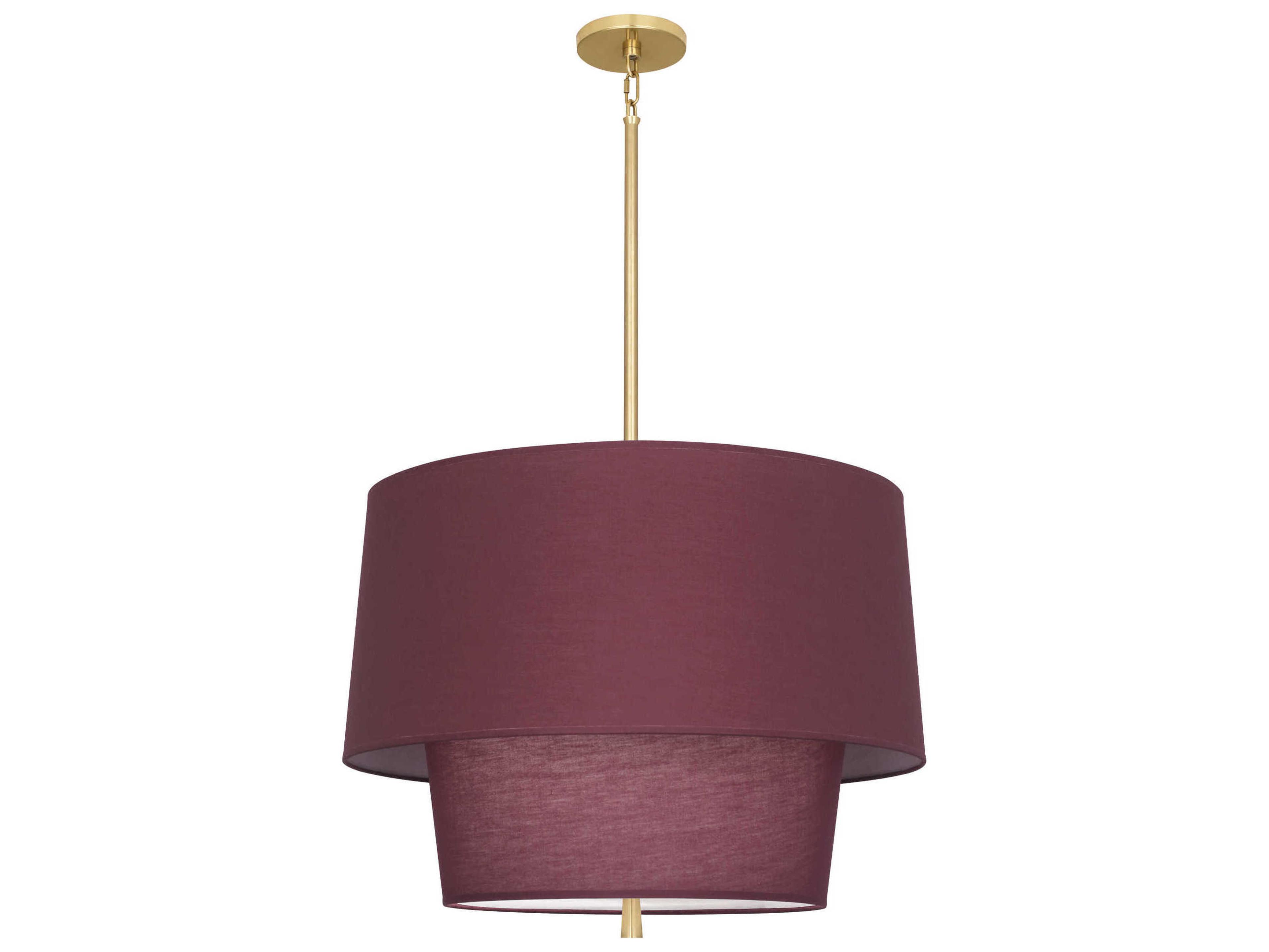 Decker 3-Light Vintage Wine Purple Pendant