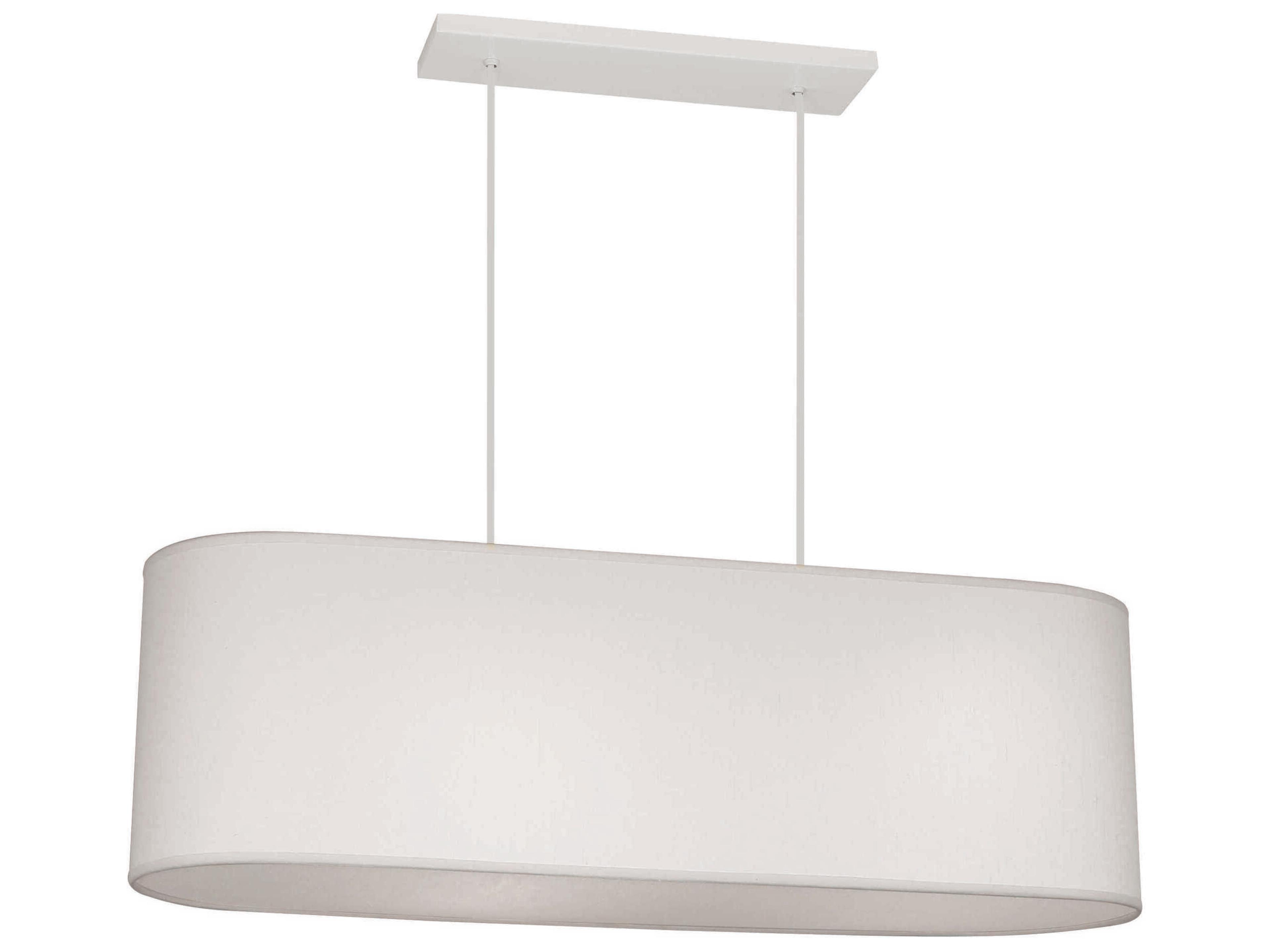 Elena 2-Light Painted White Island Pendant