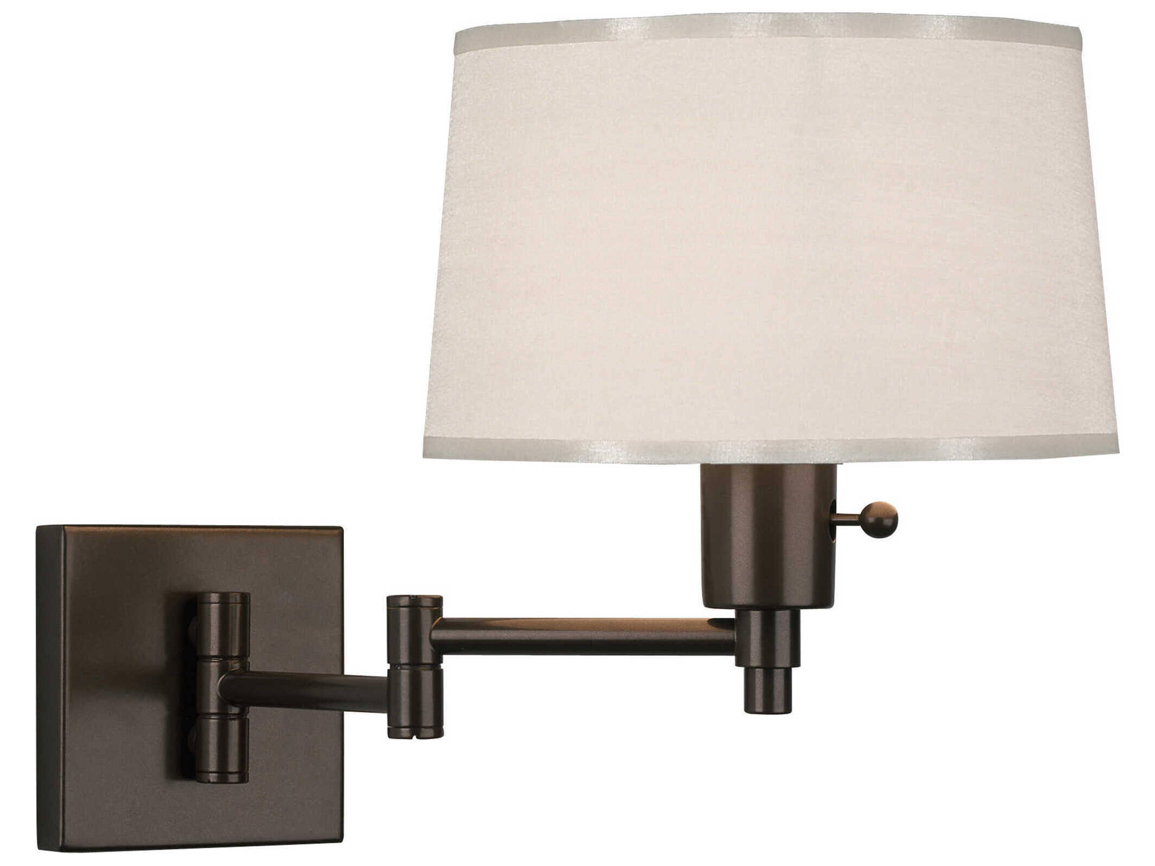 Real Simple 1-Light Dark Bronze Swing Wall Sconce