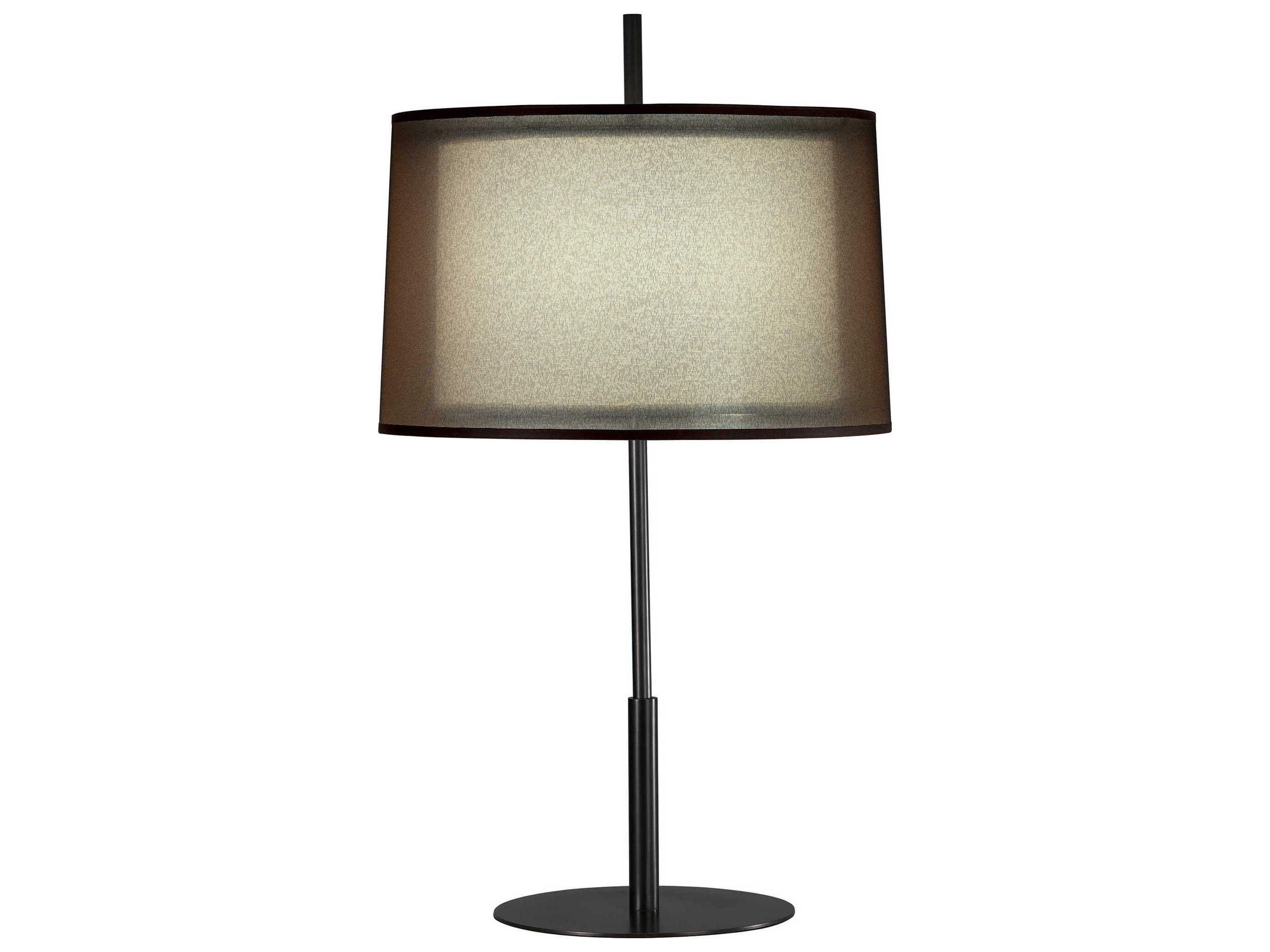 Saturnia Deep Patina Bronze Buffet Lamp