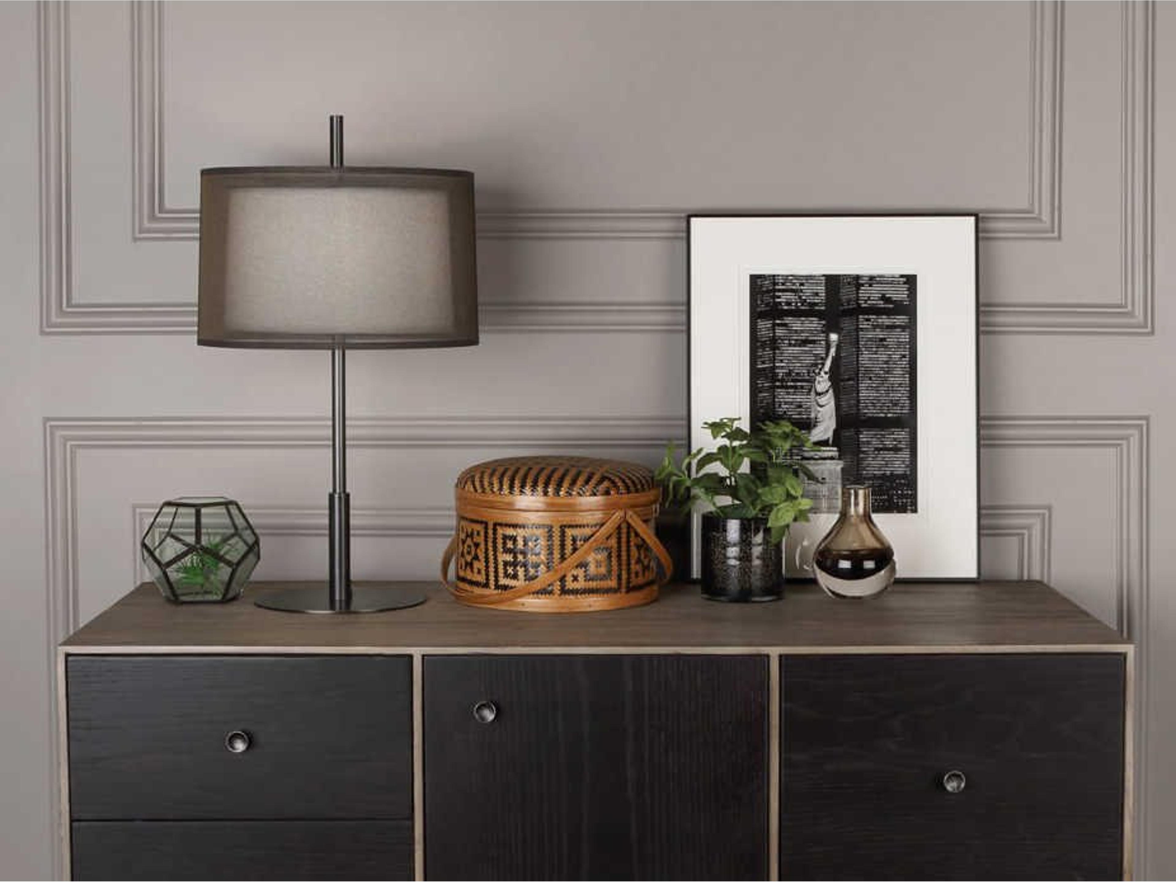 Robert Abbey Saturnia Deep Patina Bronze Buffet Lamp