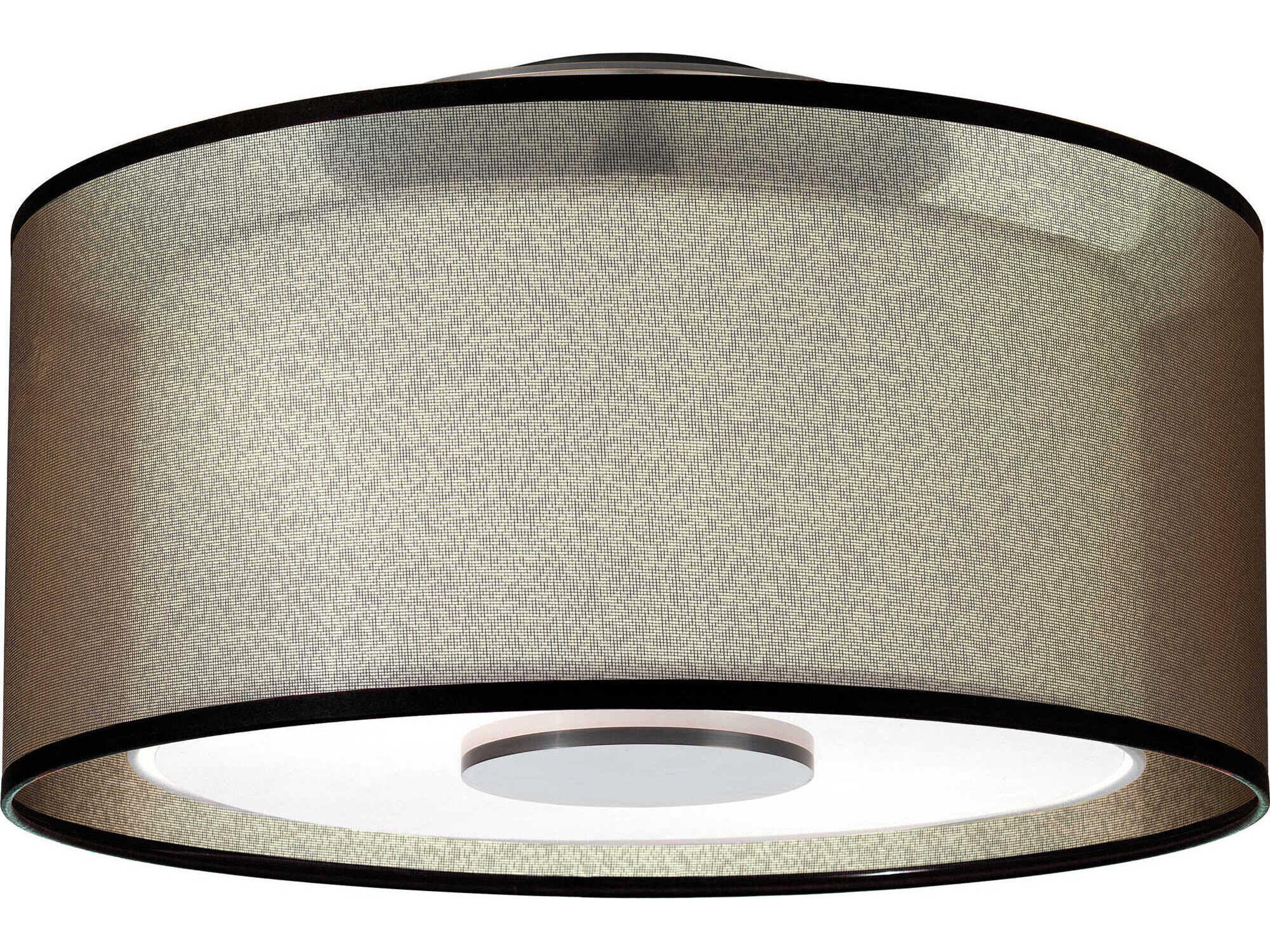 Saturnia Flushmount Ceiling Light Modern Bronze