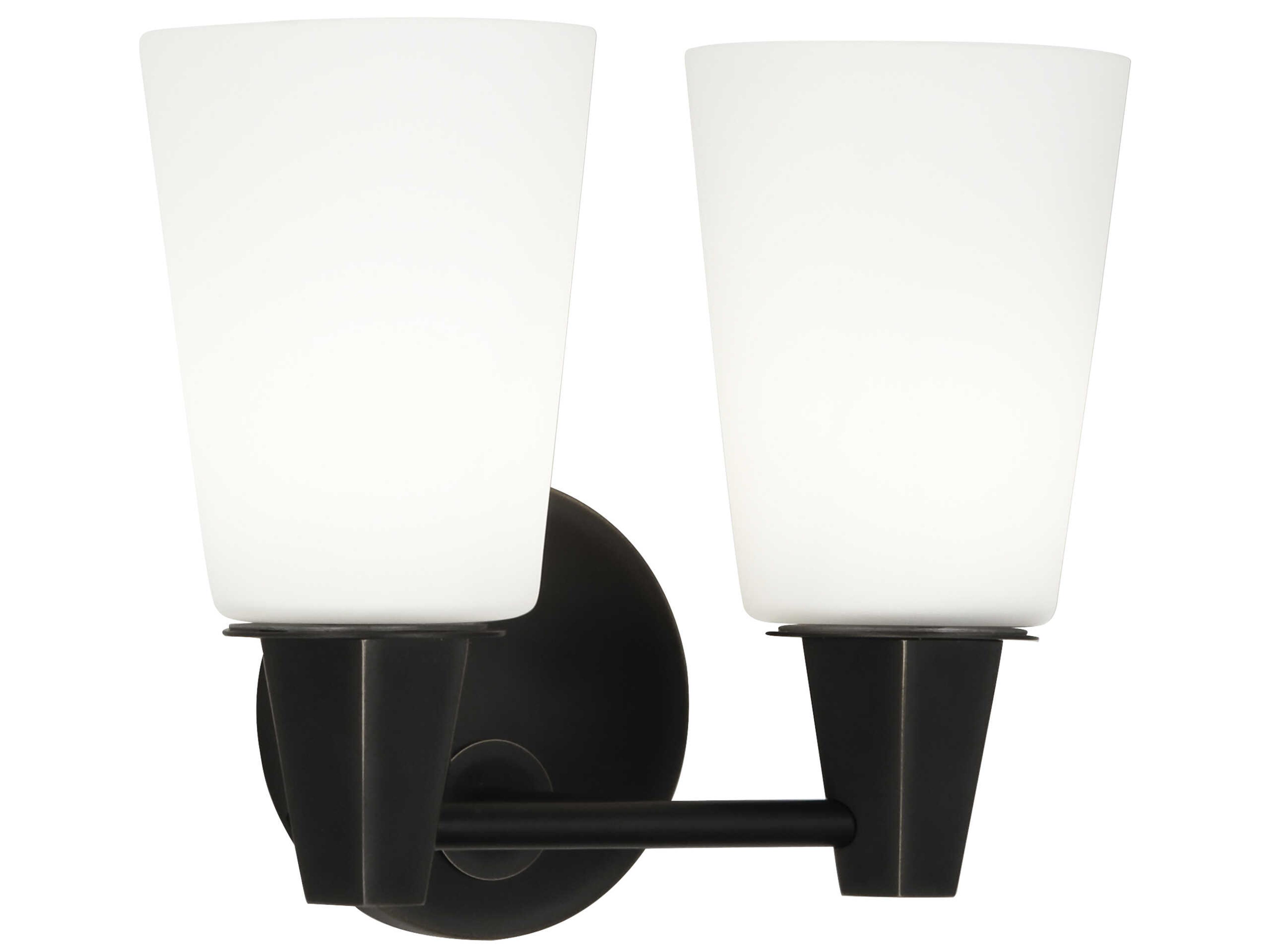 Wheatley 2-Light Deep Patina Bronze Vanity Light