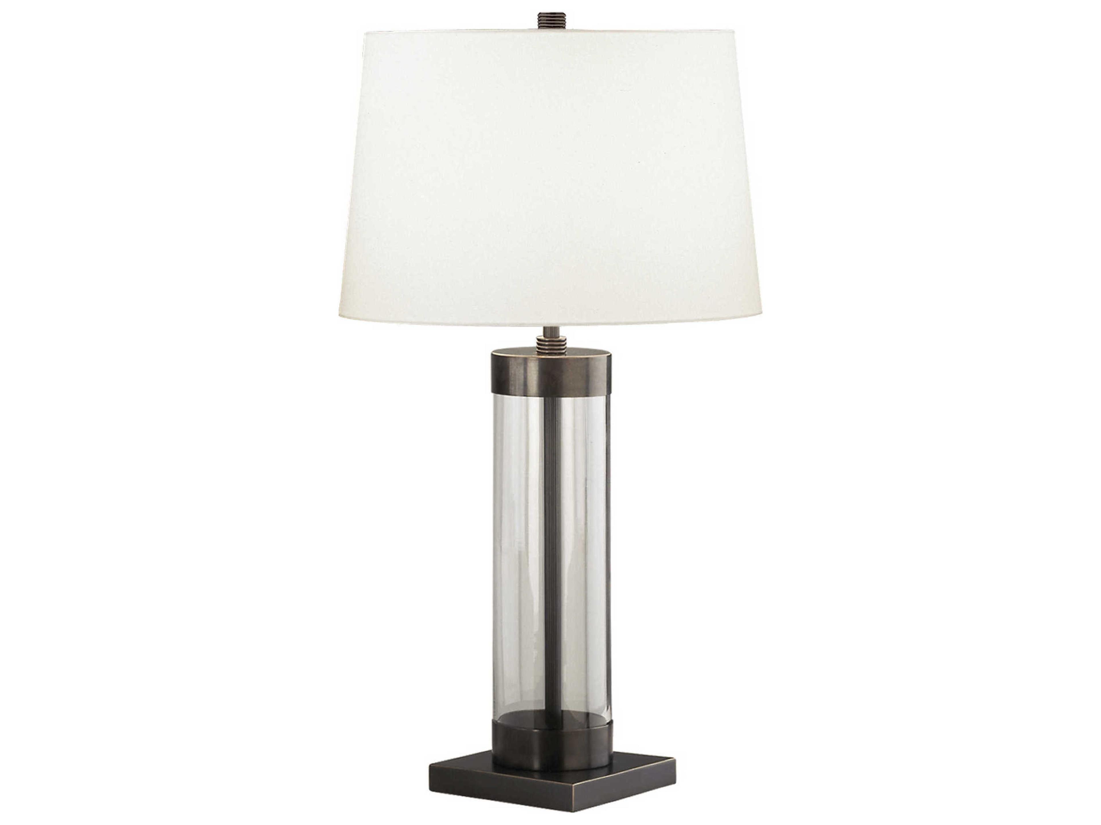 Andre Table Lamp with Glass Cylinder Base