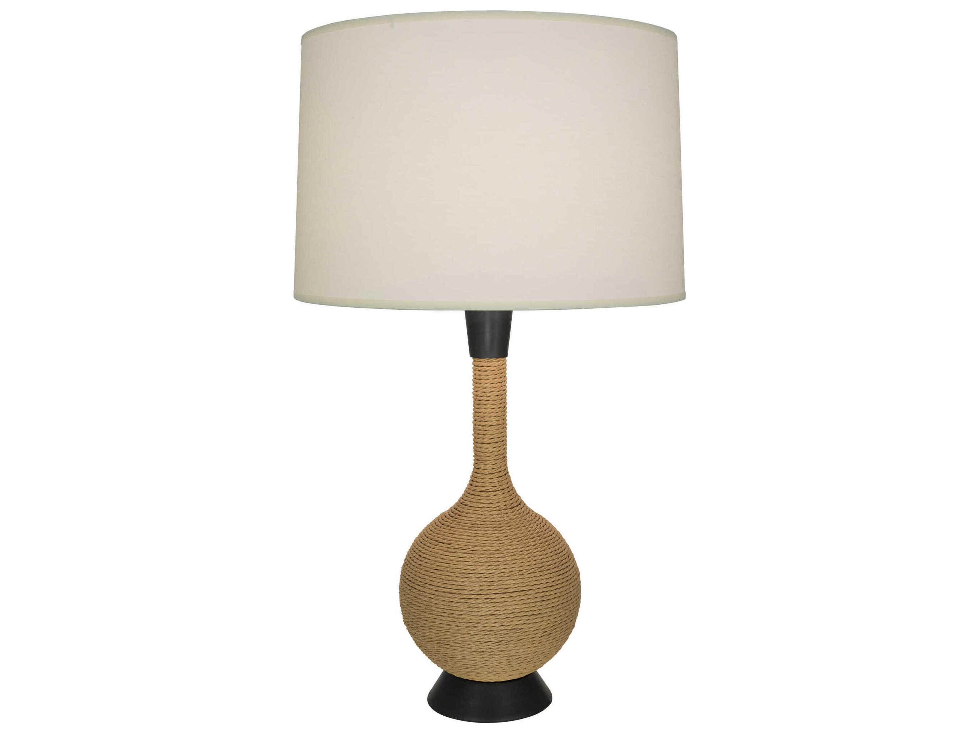 Hatteras Natural Rope Deep Patina Bronze Buffet Lamp