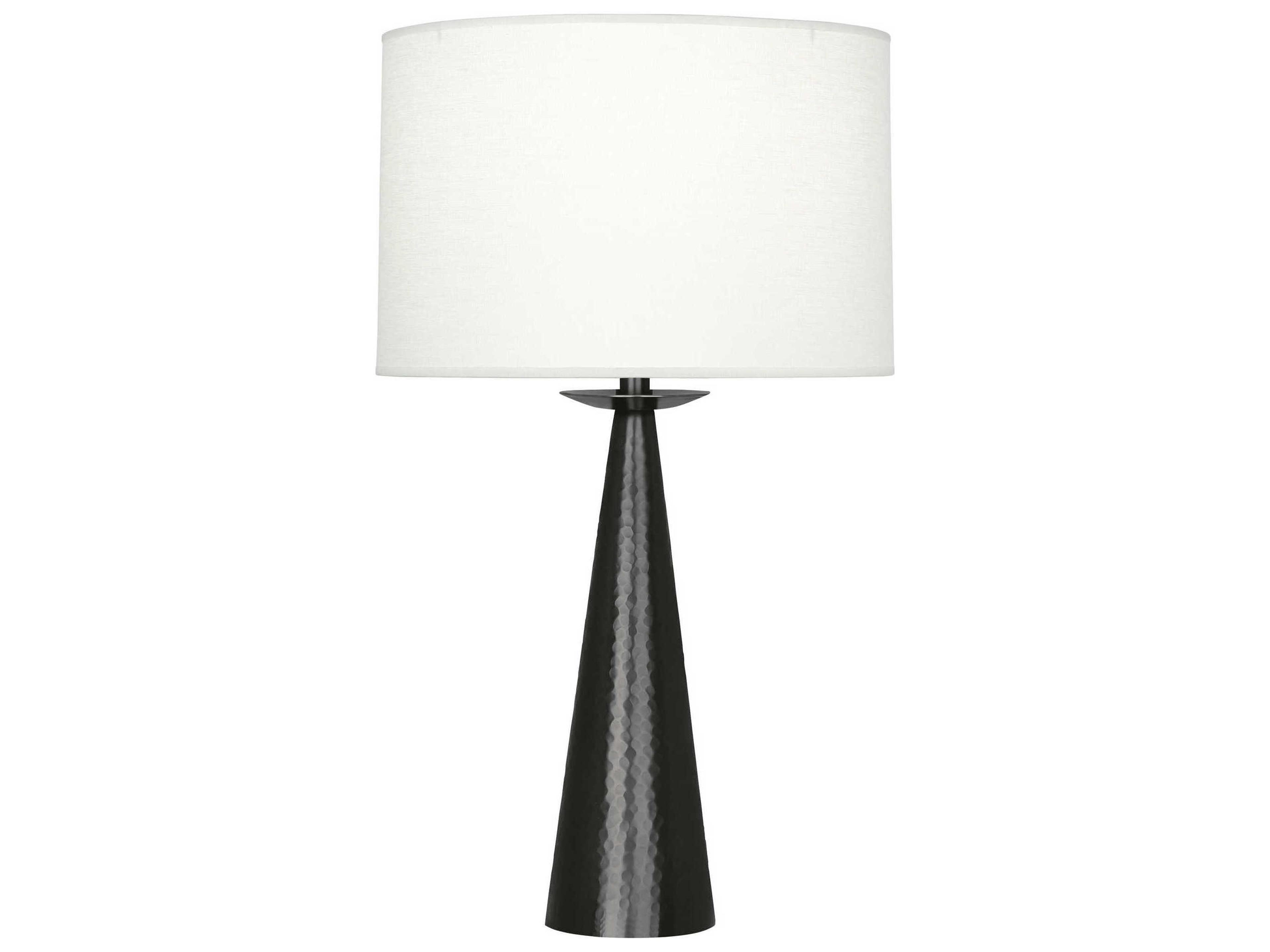 Dal Table Lamp Hammered Deep Patina Bronze