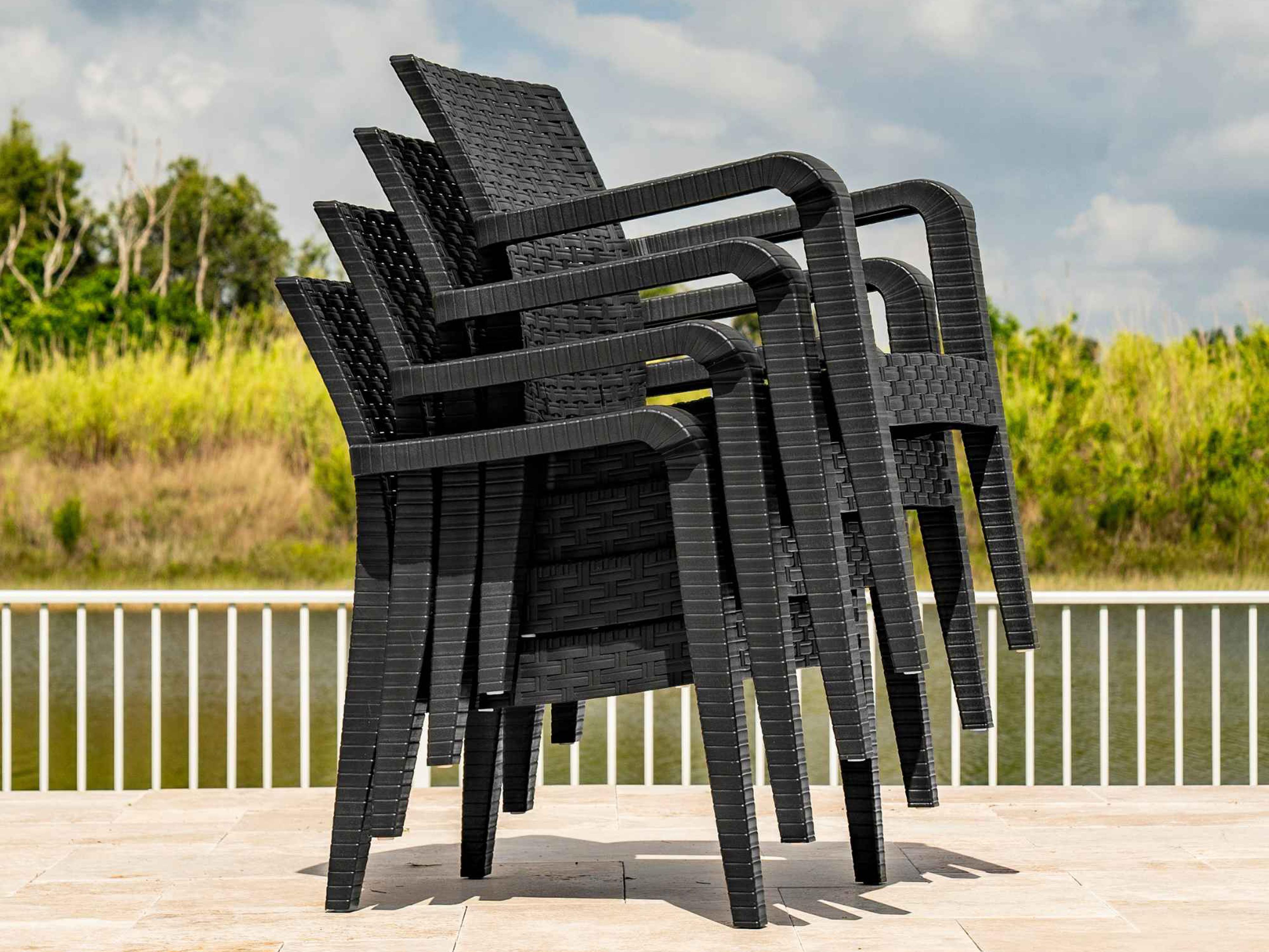 Rainbow Outdoor Alaska Anthracite Wicker Lounge Set
