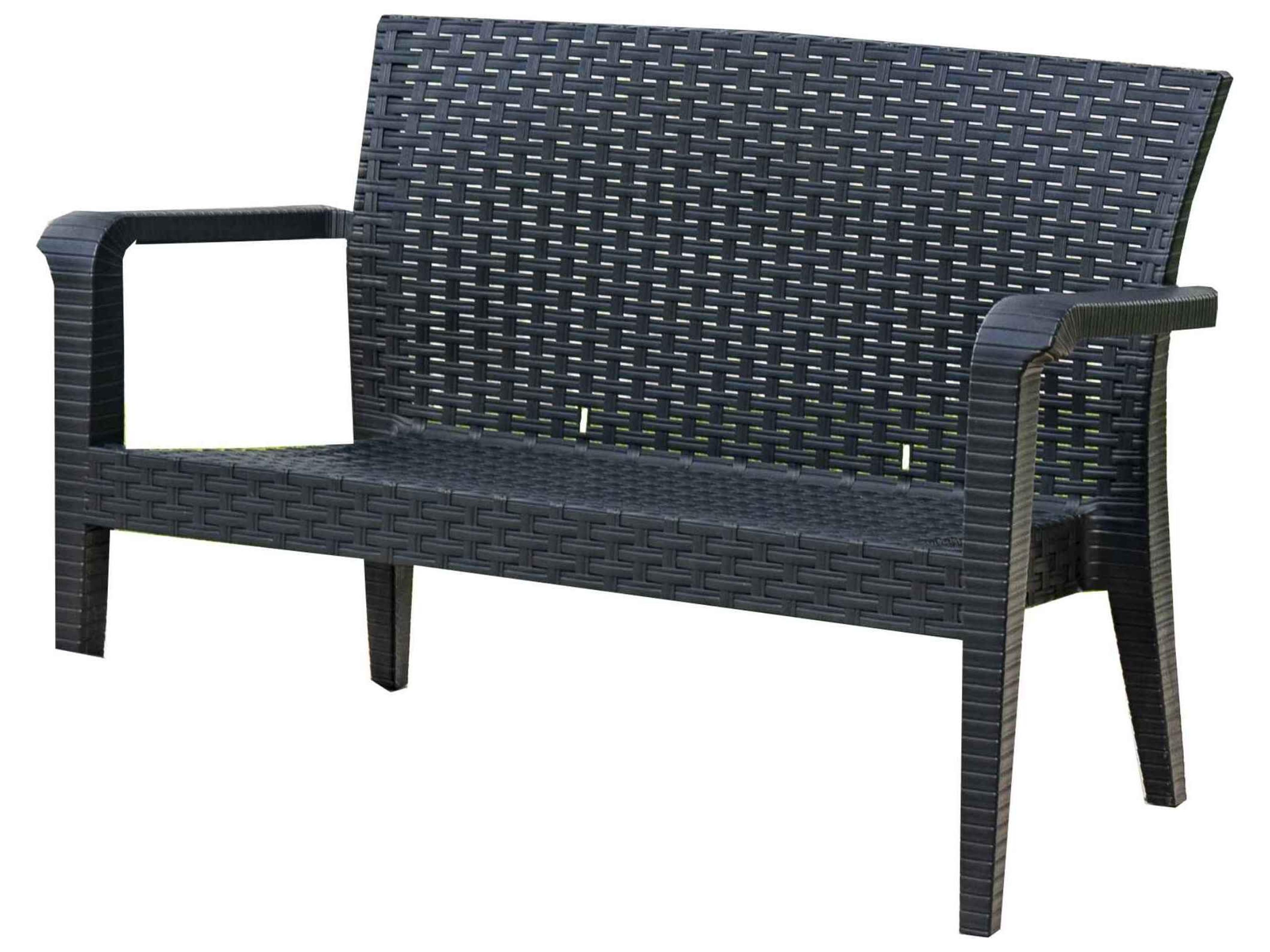 Rainbow Outdoor Alaska Anthracite Wicker Lounge Set