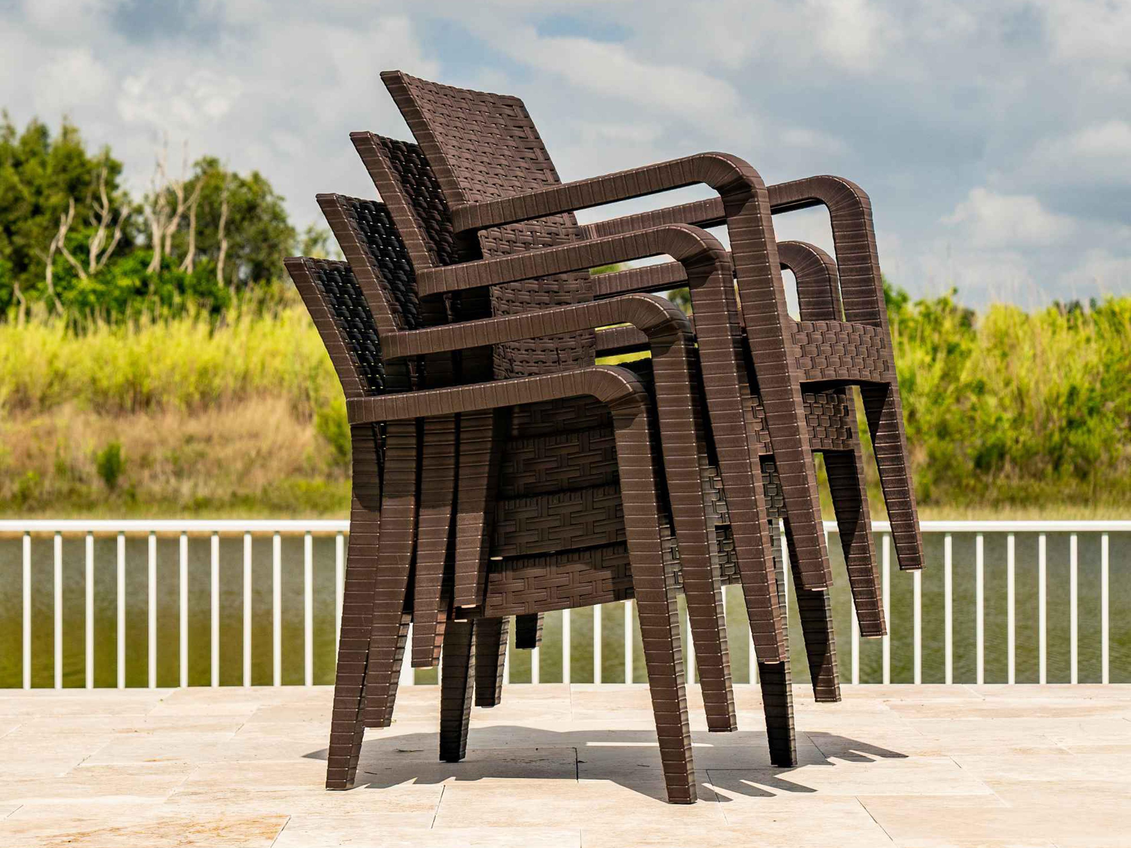 Rainbow Outdoor Alaska Brown Wicker Lounge Set