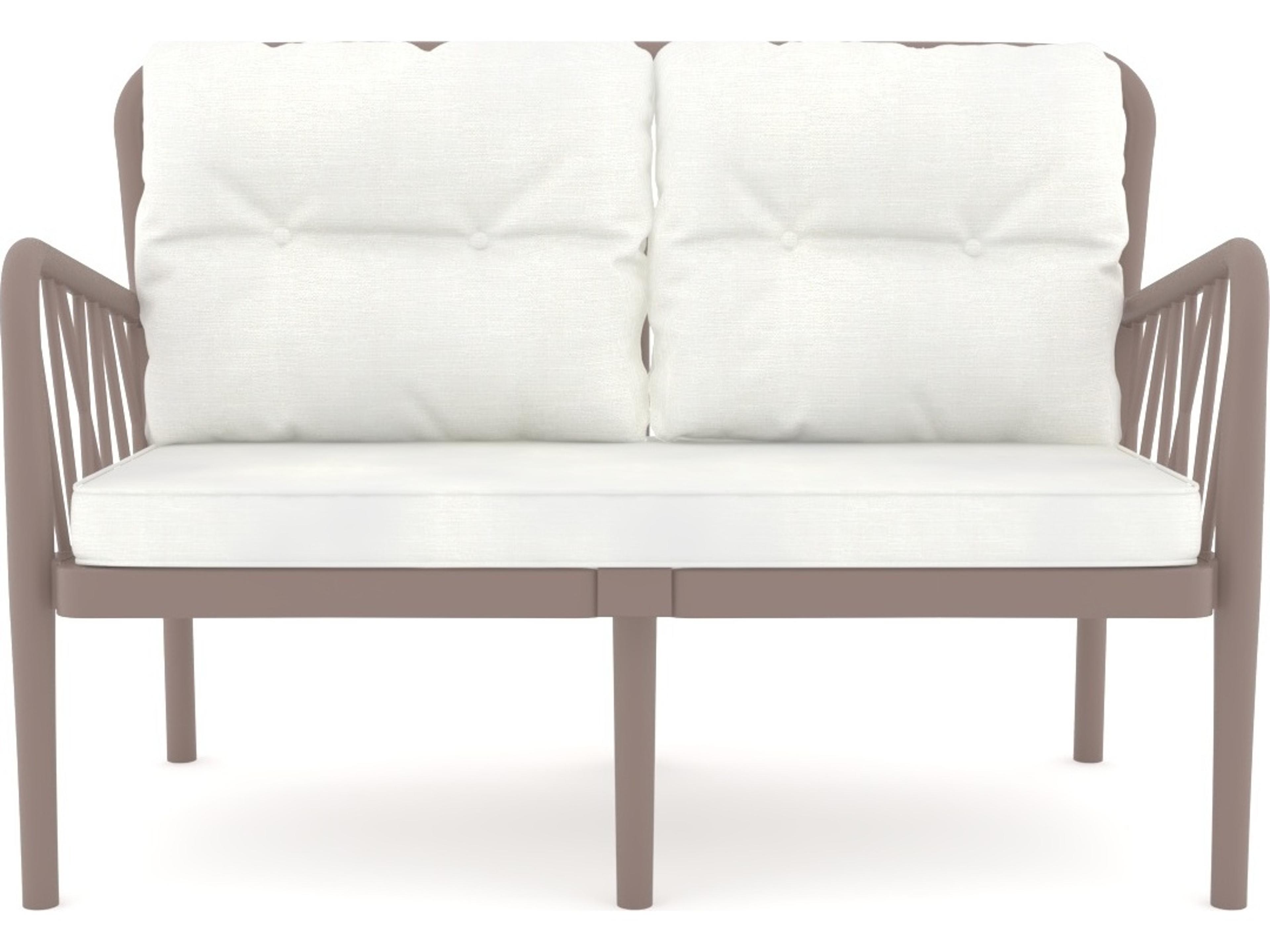 Rainbow Outdoor Gala Cappuccino 4 Piece Lounge Set with Cushion