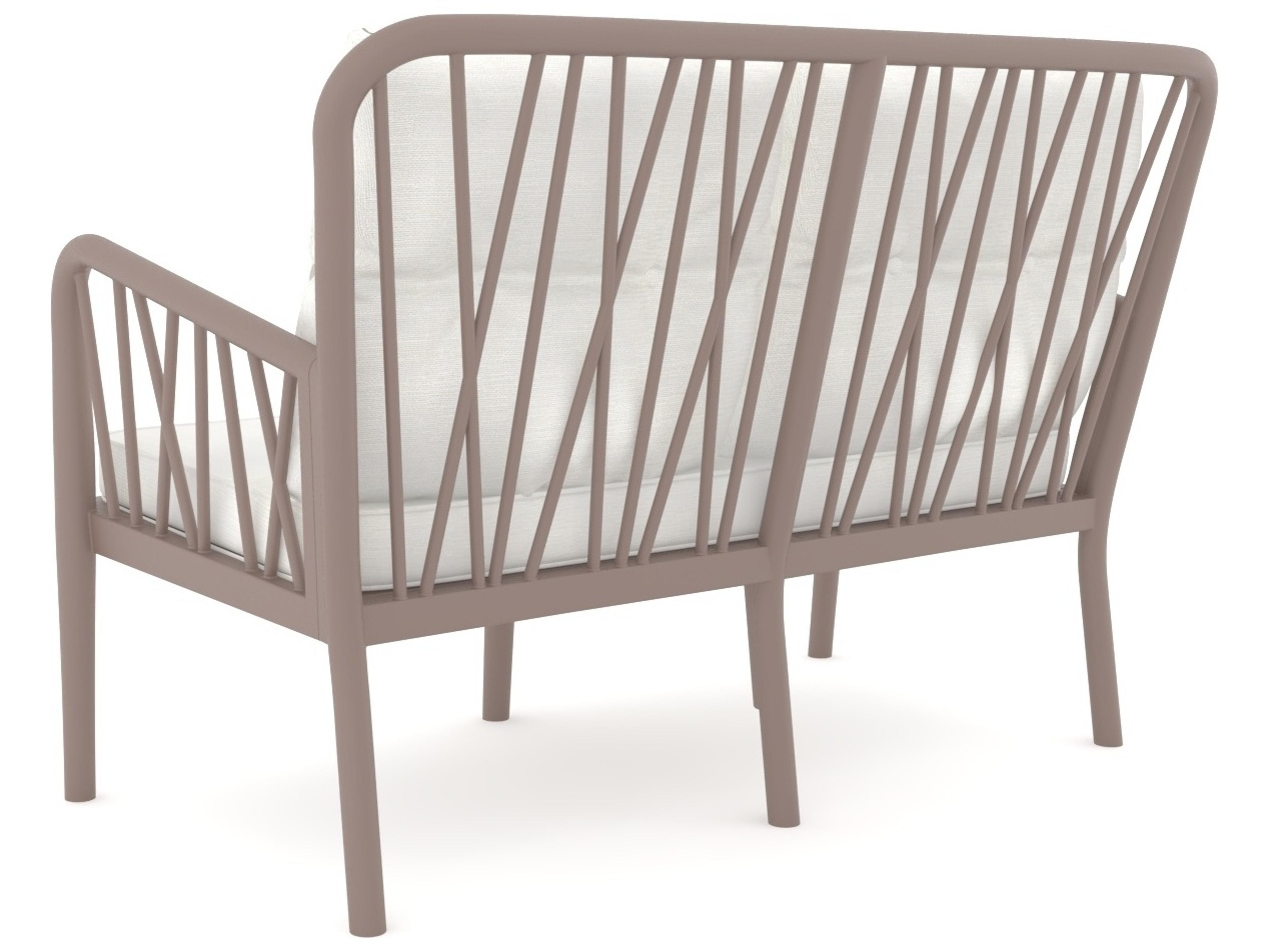 Rainbow Outdoor Gala Cappuccino 4 Piece Lounge Set with Cushion