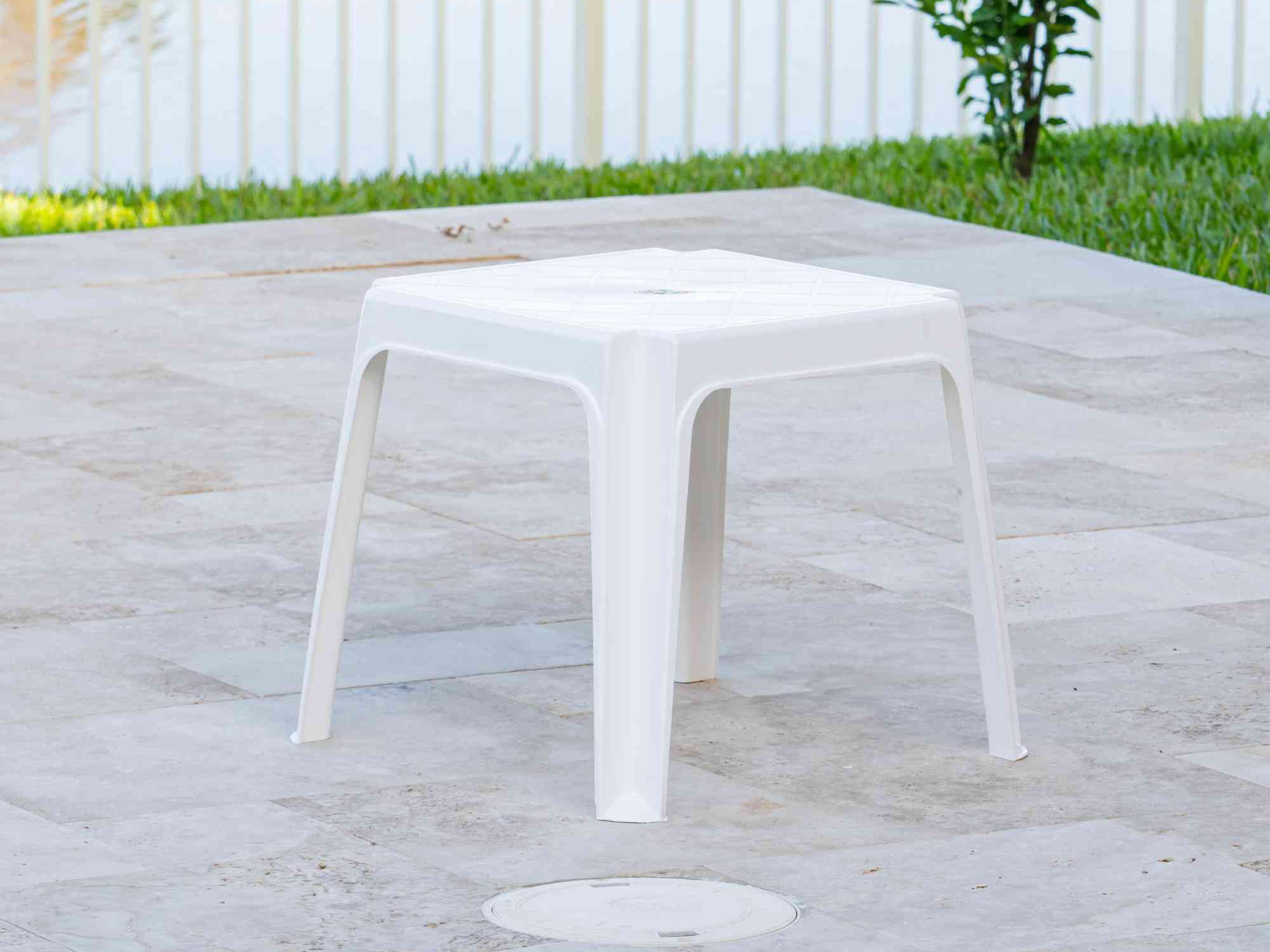 Lara Polypropylene Square End Table