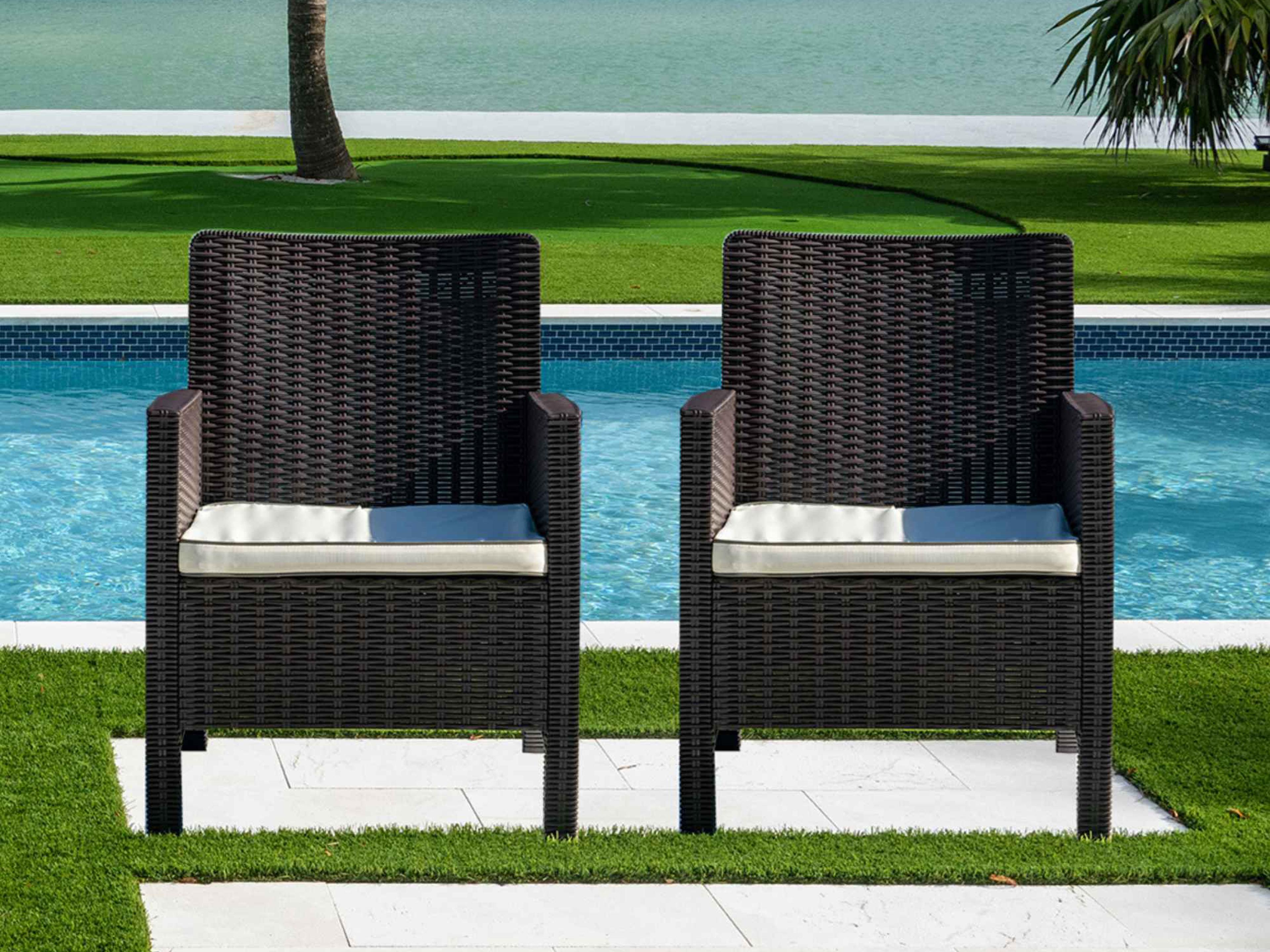 Nova Wicker Cushion Lounge Chair