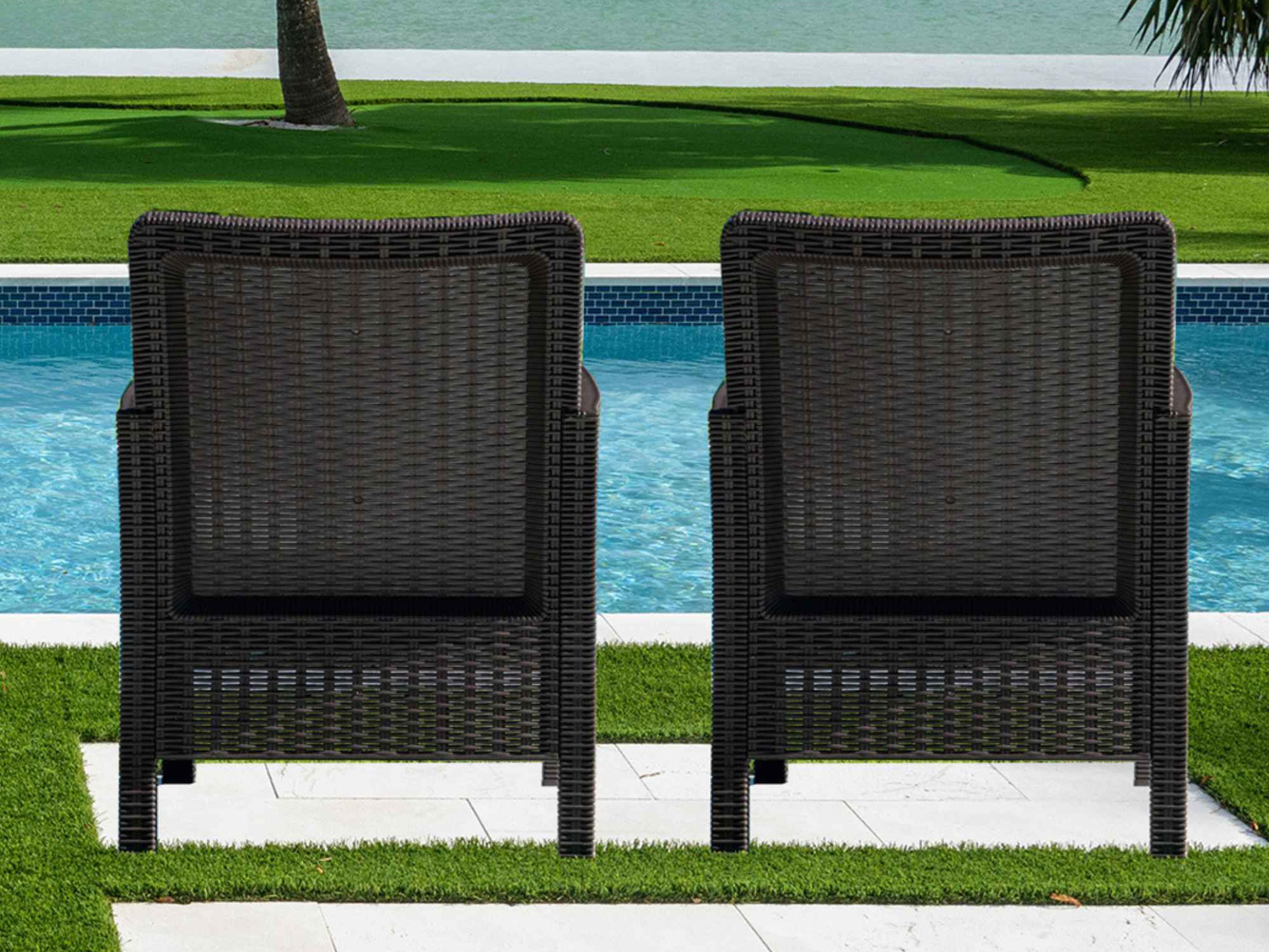 Rainbow Outdoor Nova Wicker Cushion Lounge Chair