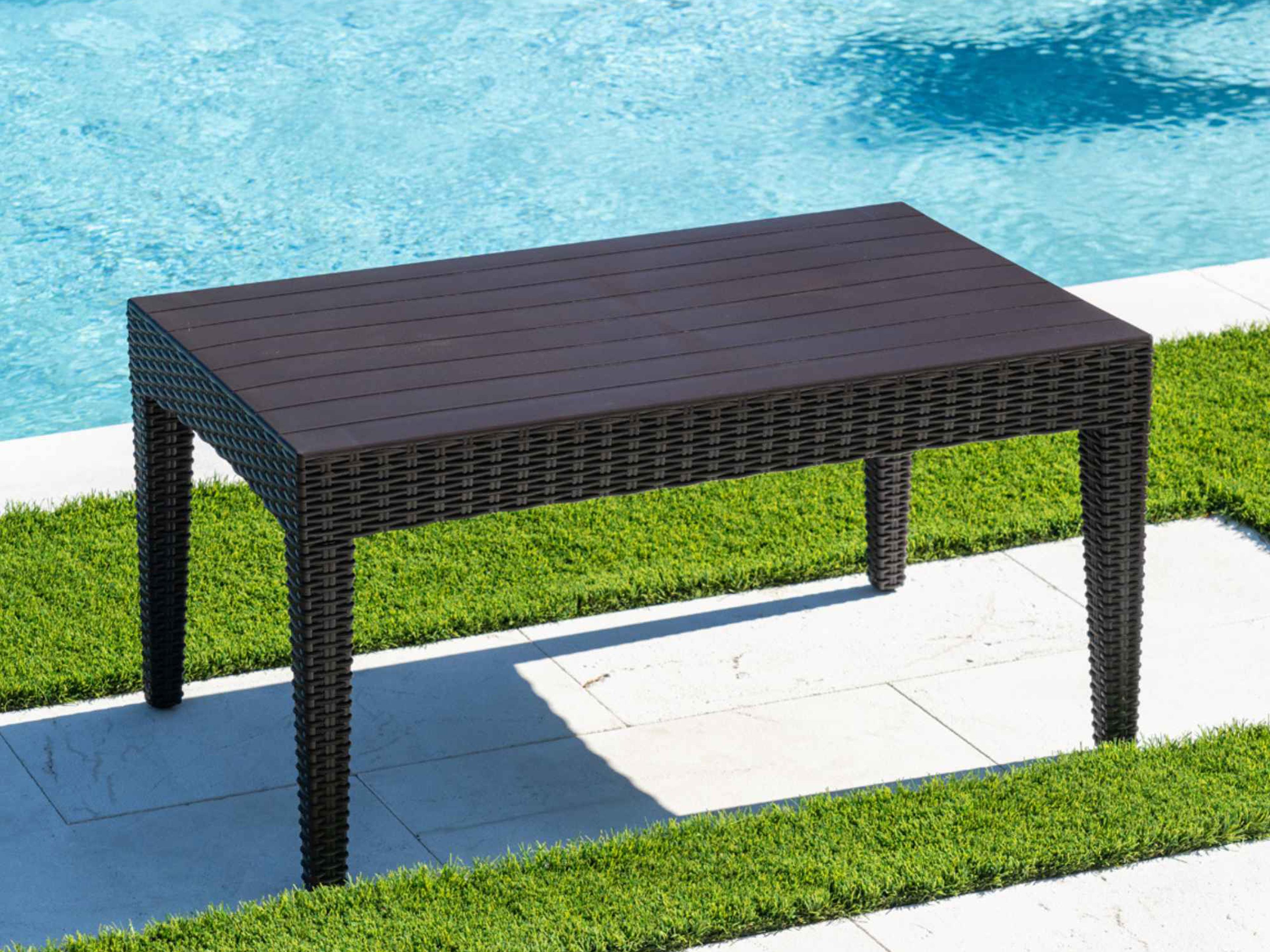 Rainbow Outdoor Nova Wicker Rectangular Coffee Table