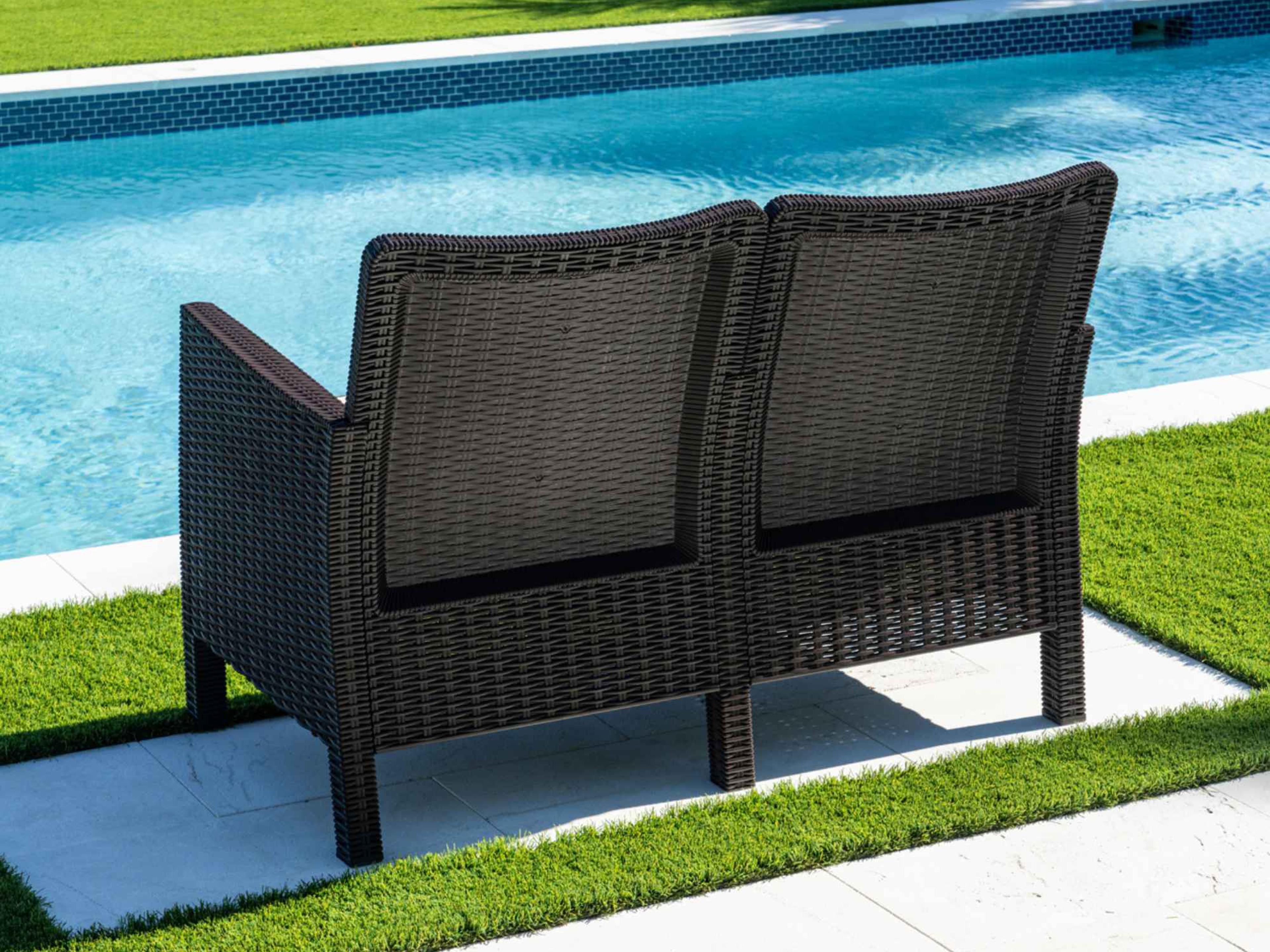 Rainbow Outdoor Nova Wicker Cushion Loveseat