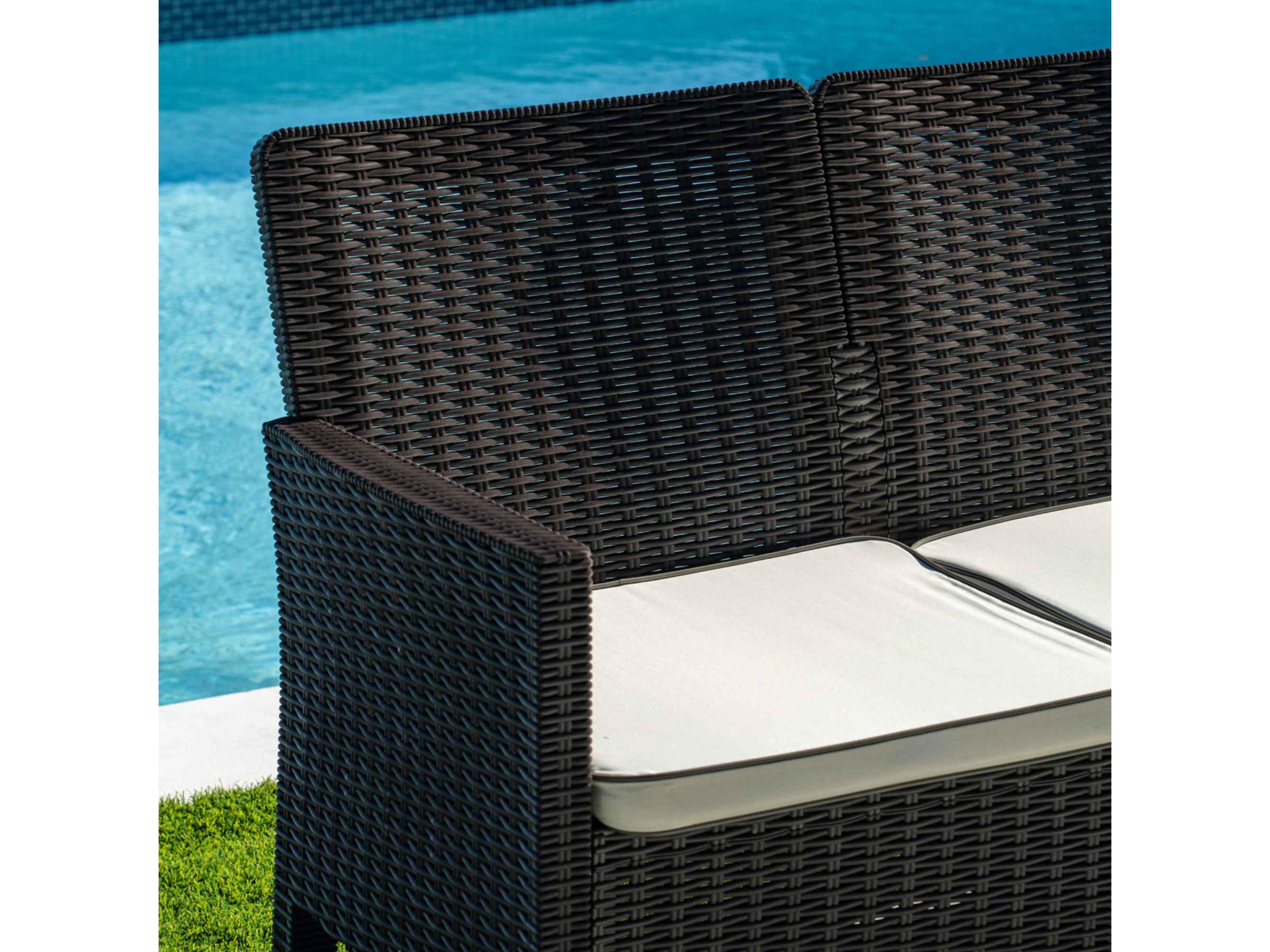 Rainbow Outdoor Nova Wicker Cushion Sofa