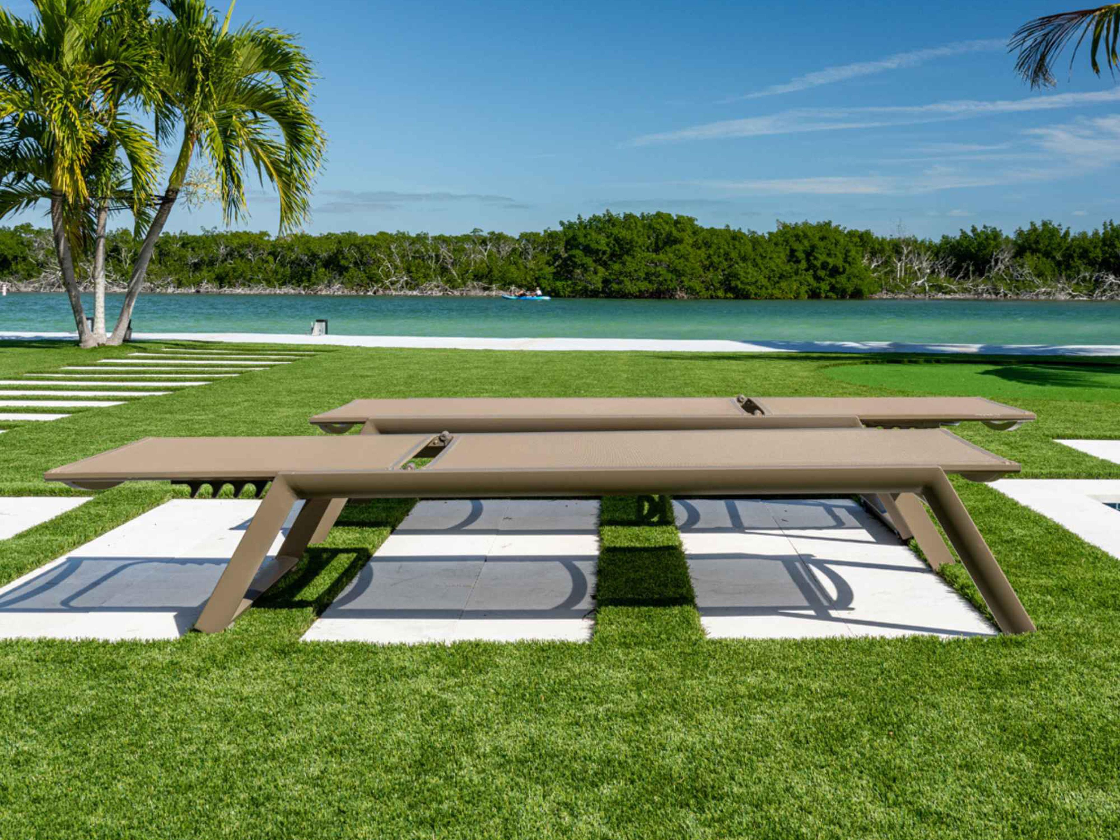 Rainbow Outdoor Odessa Aluminum Sling Chaise Lounge