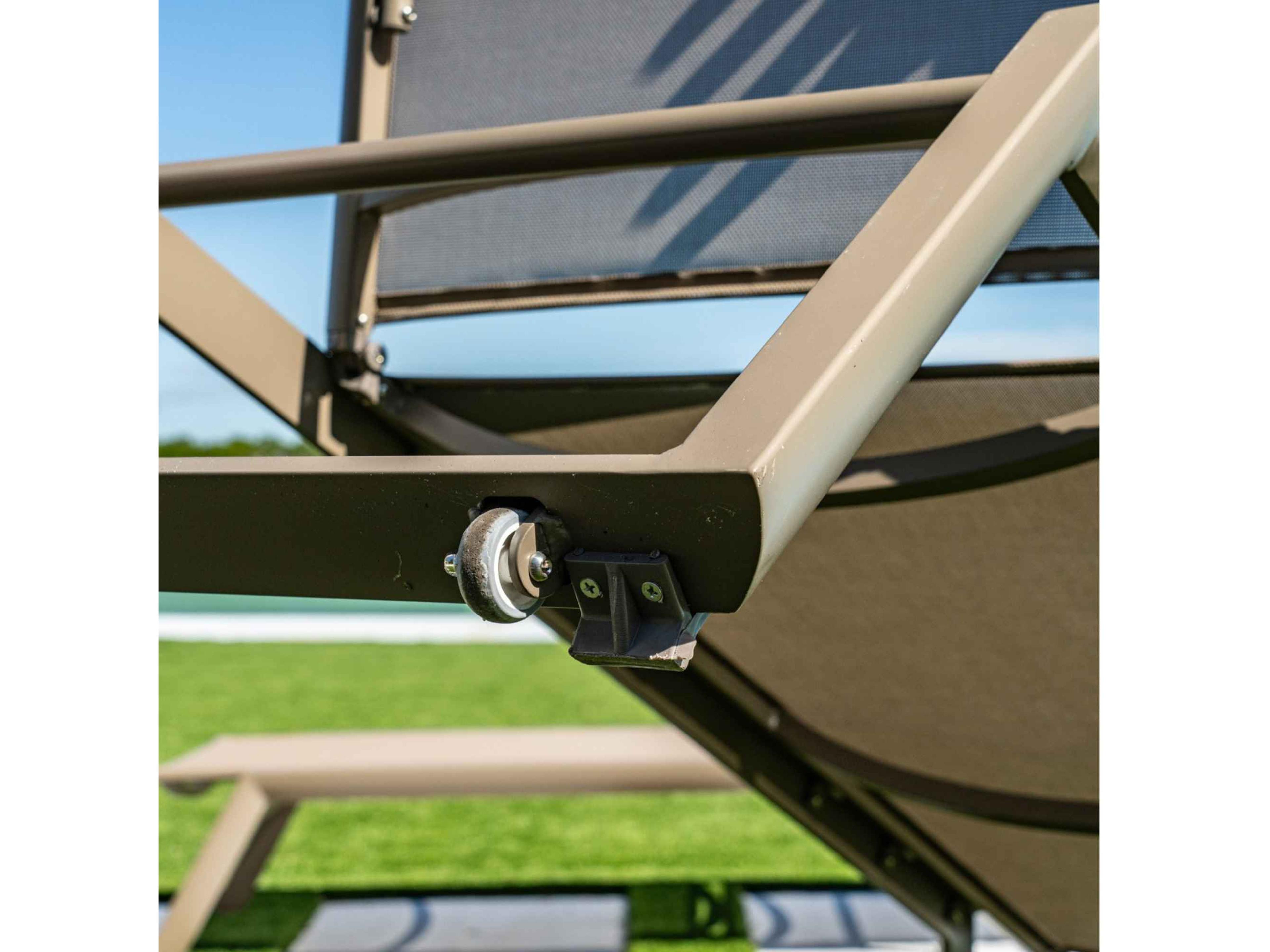 Rainbow Outdoor Odessa Aluminum Sling Chaise Lounge