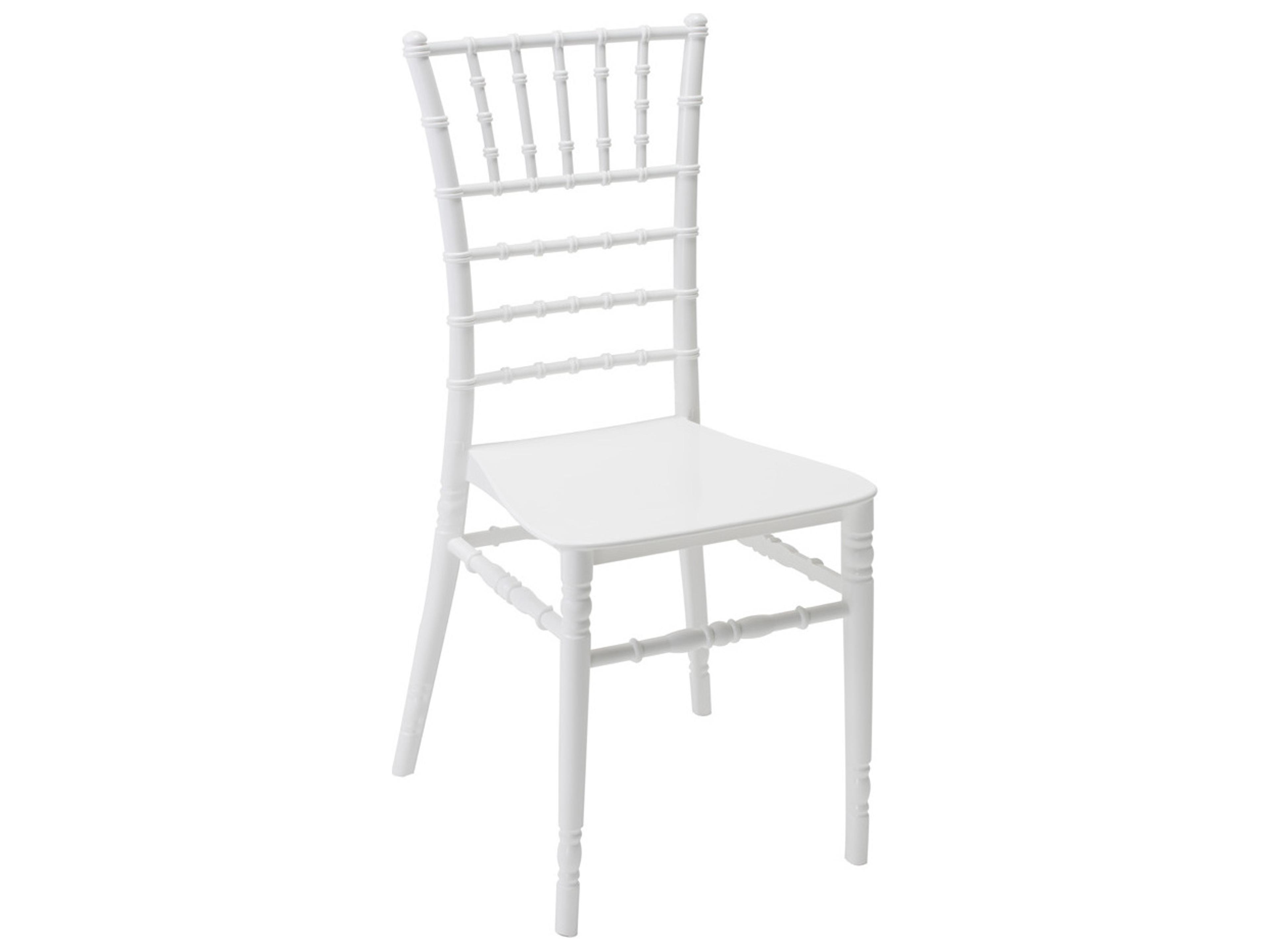 Rainbow Outdoor Tiffany Resin White Stackable Dining Side Chair with Cushion Set of 2