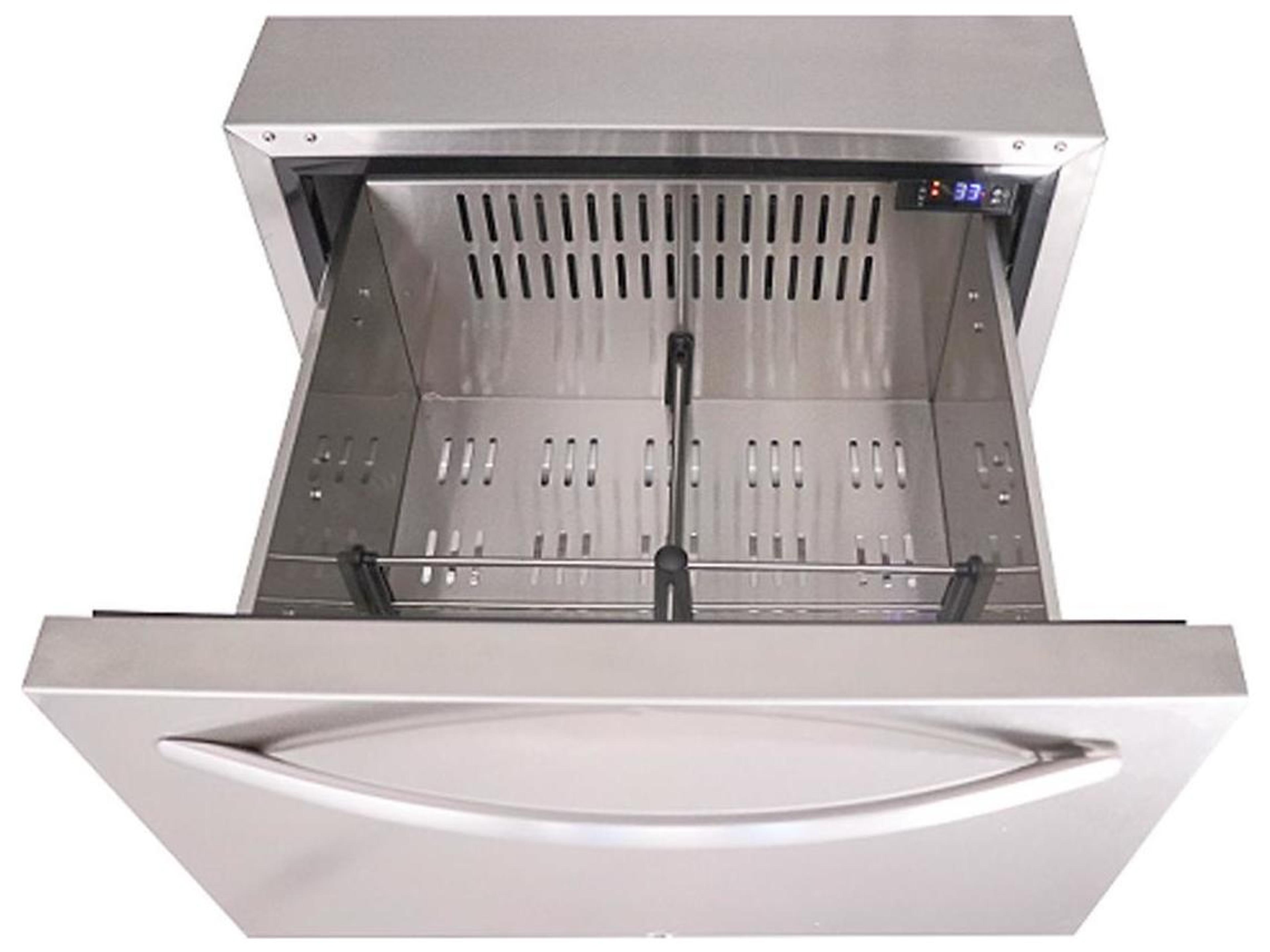 RCS Grills Stainless Two Drawer Refrigerator-UL Rated