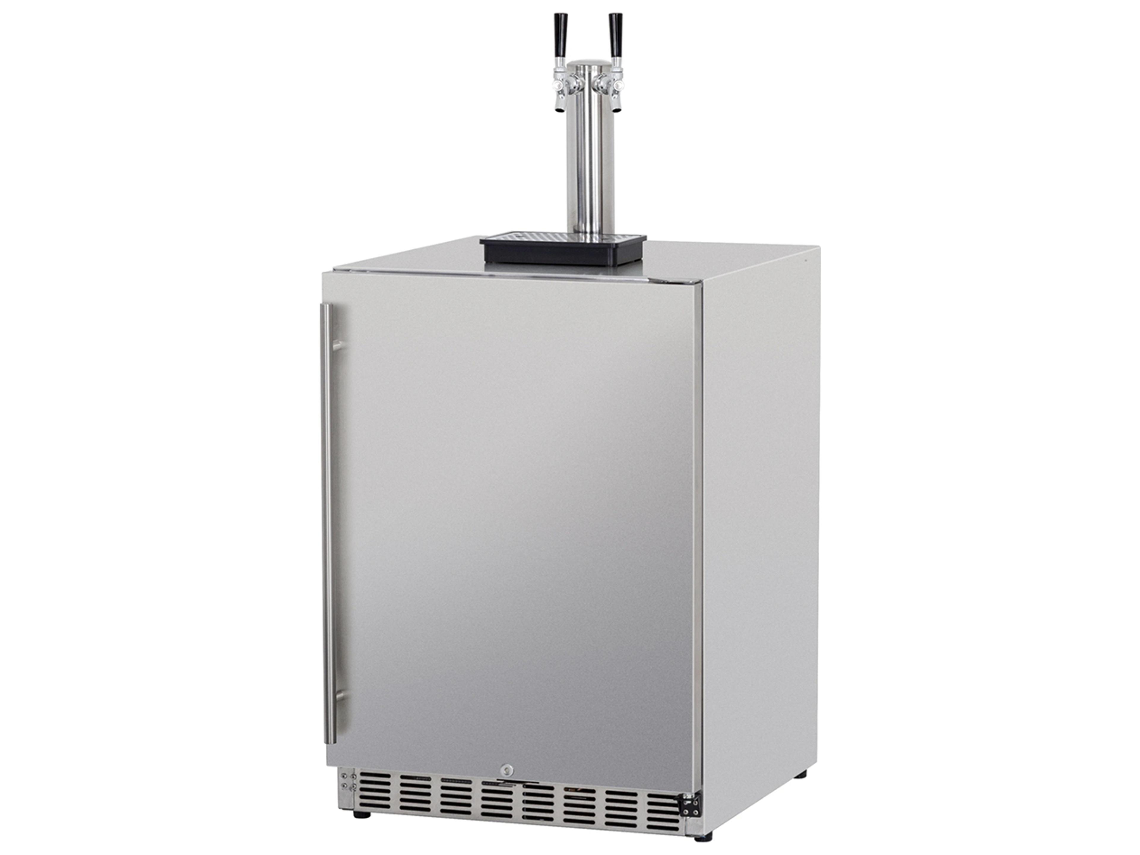 RCS Grills Stainless The Double Tap Outdoor Kegerator
