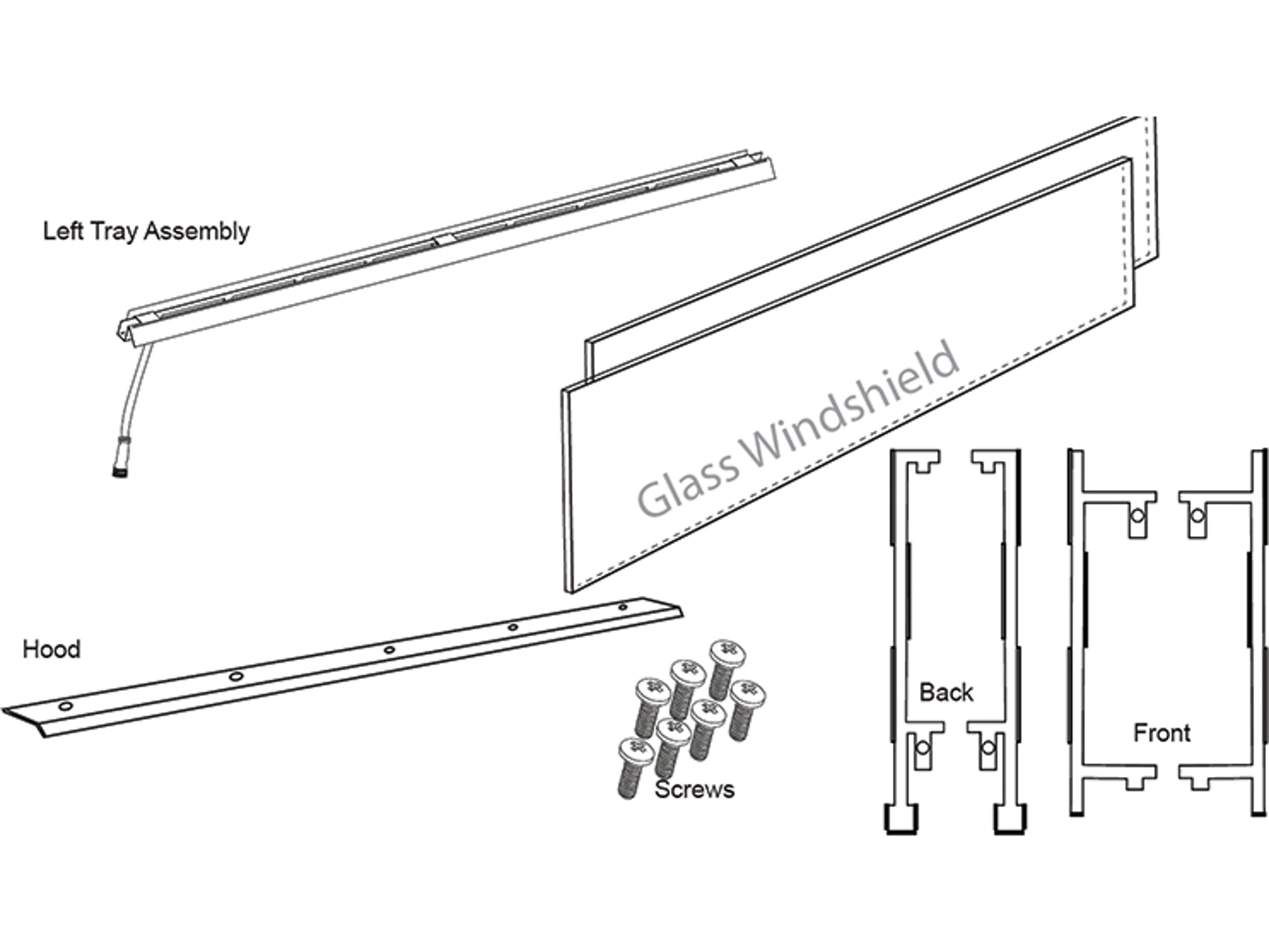 RCS 60' Cedar Creek Fireplace See-Thru Kit