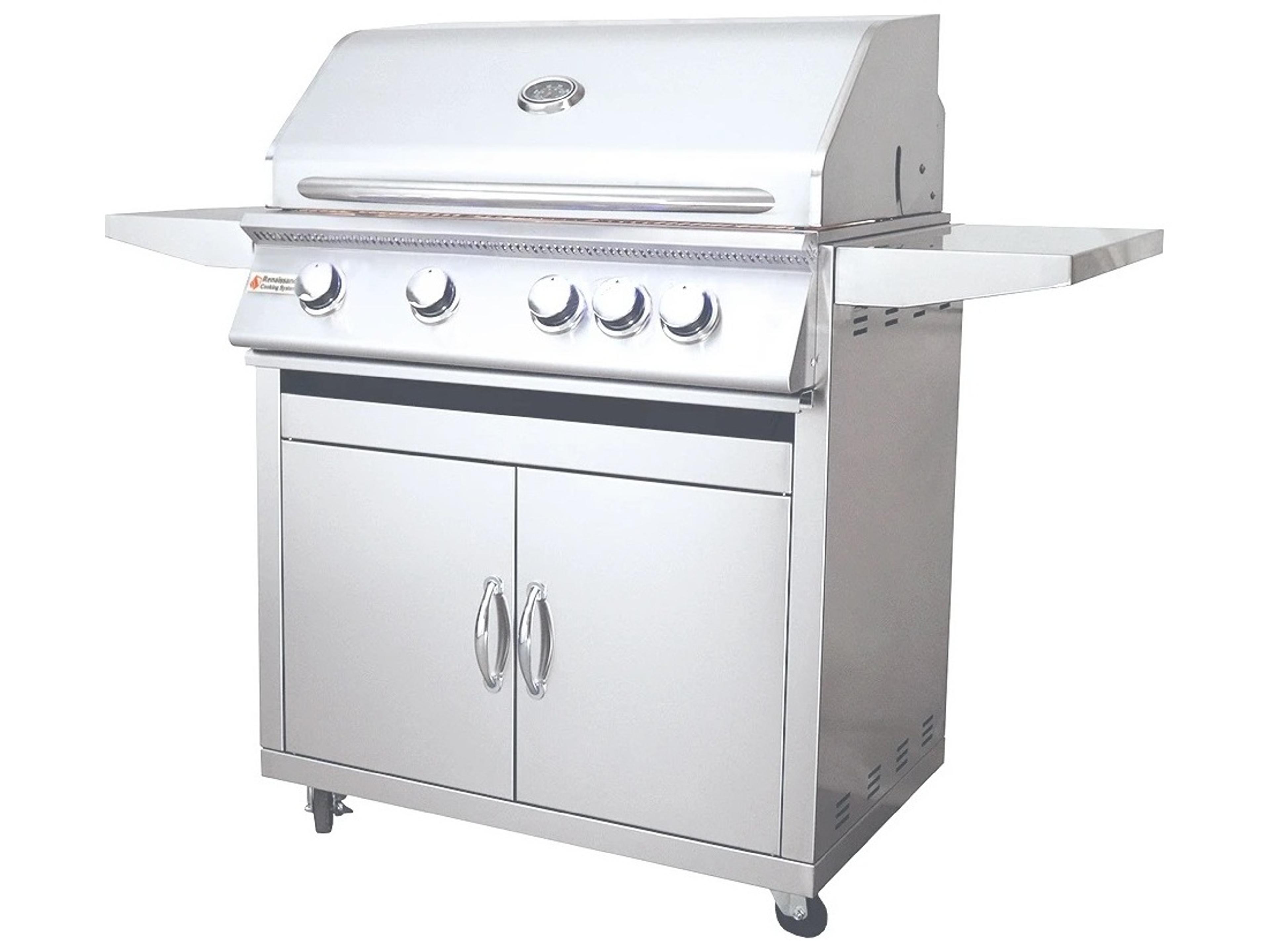 RCS Grills Stainless Steel 32'' Premier Freestanding Grill-NG