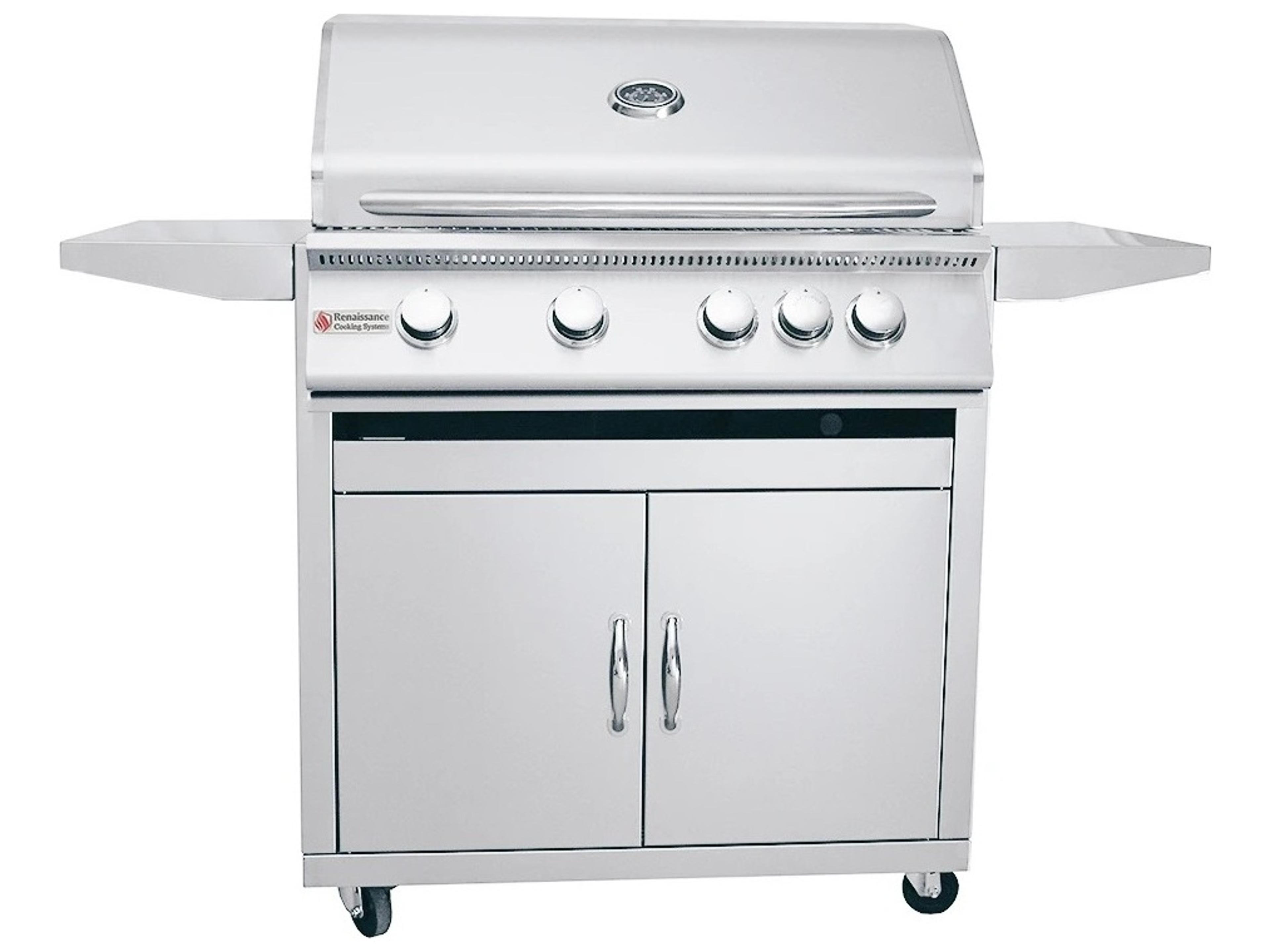 Stainless Steel 32 Premier Freestanding Grill-LP