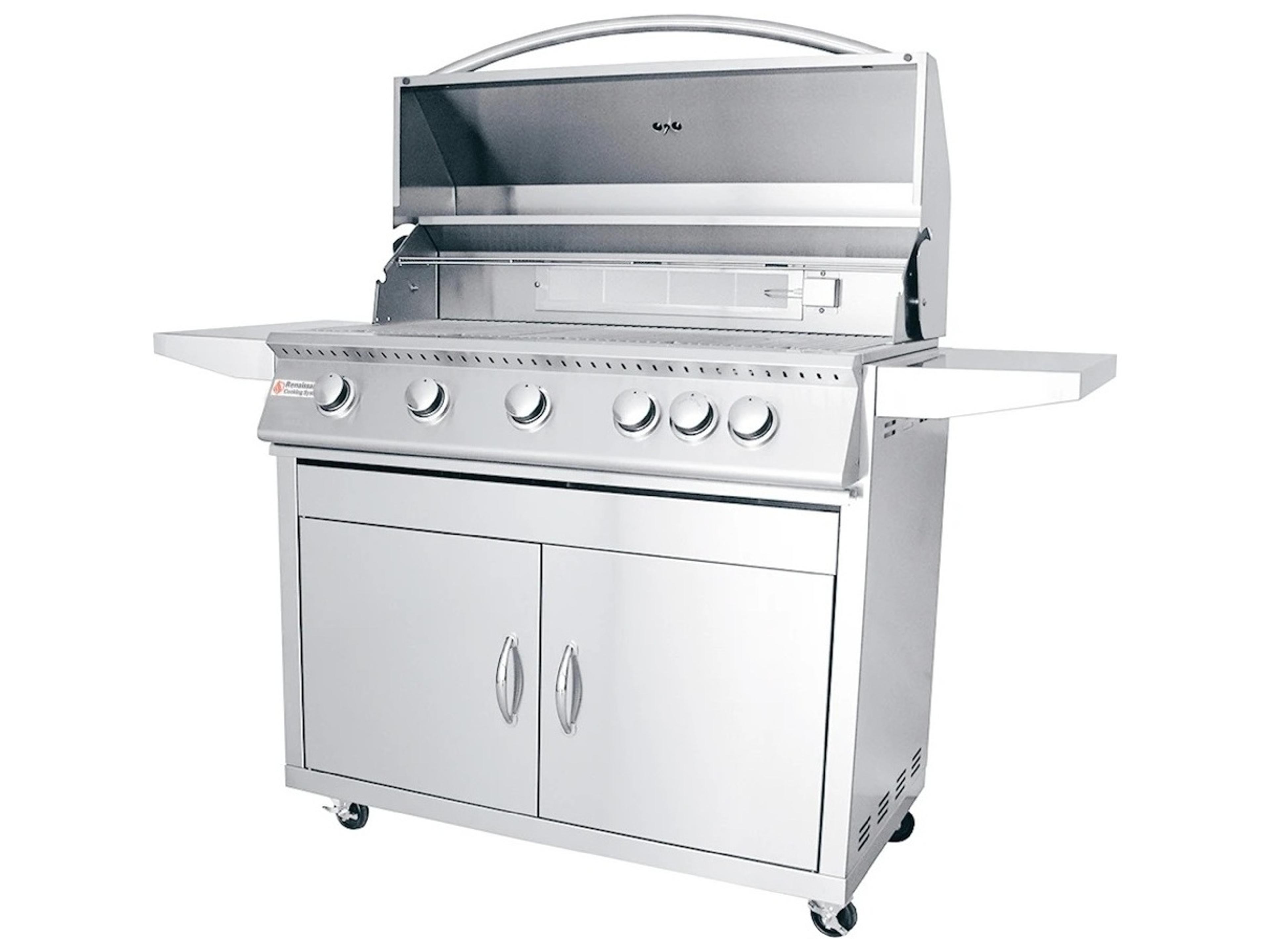 RCS Grills Stainless Steel 40 Premier with Lights Freestanding Grill-LP