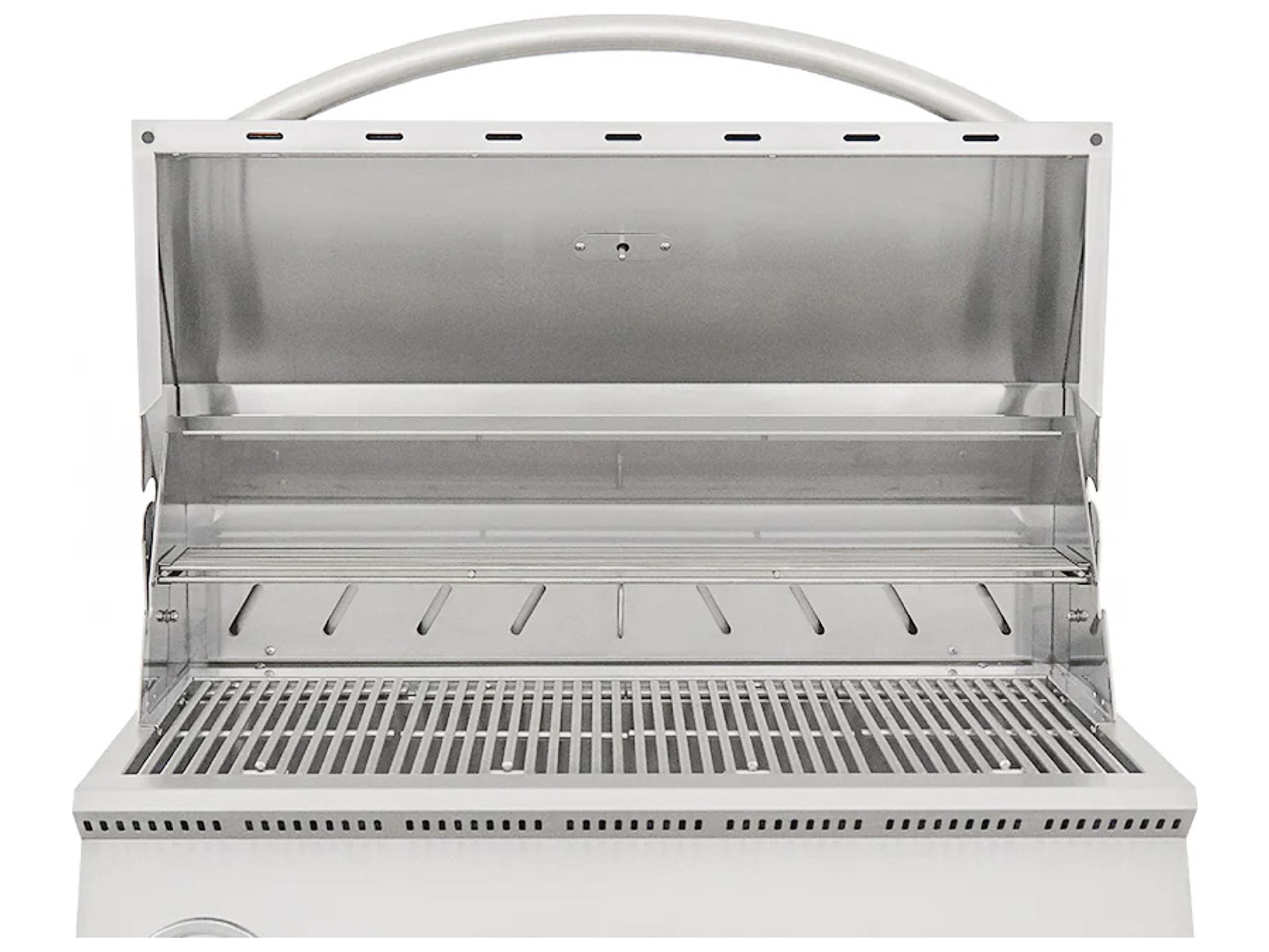 RCS Grills Stainless Steel 32'' Premier Built-In Charcoal Grill