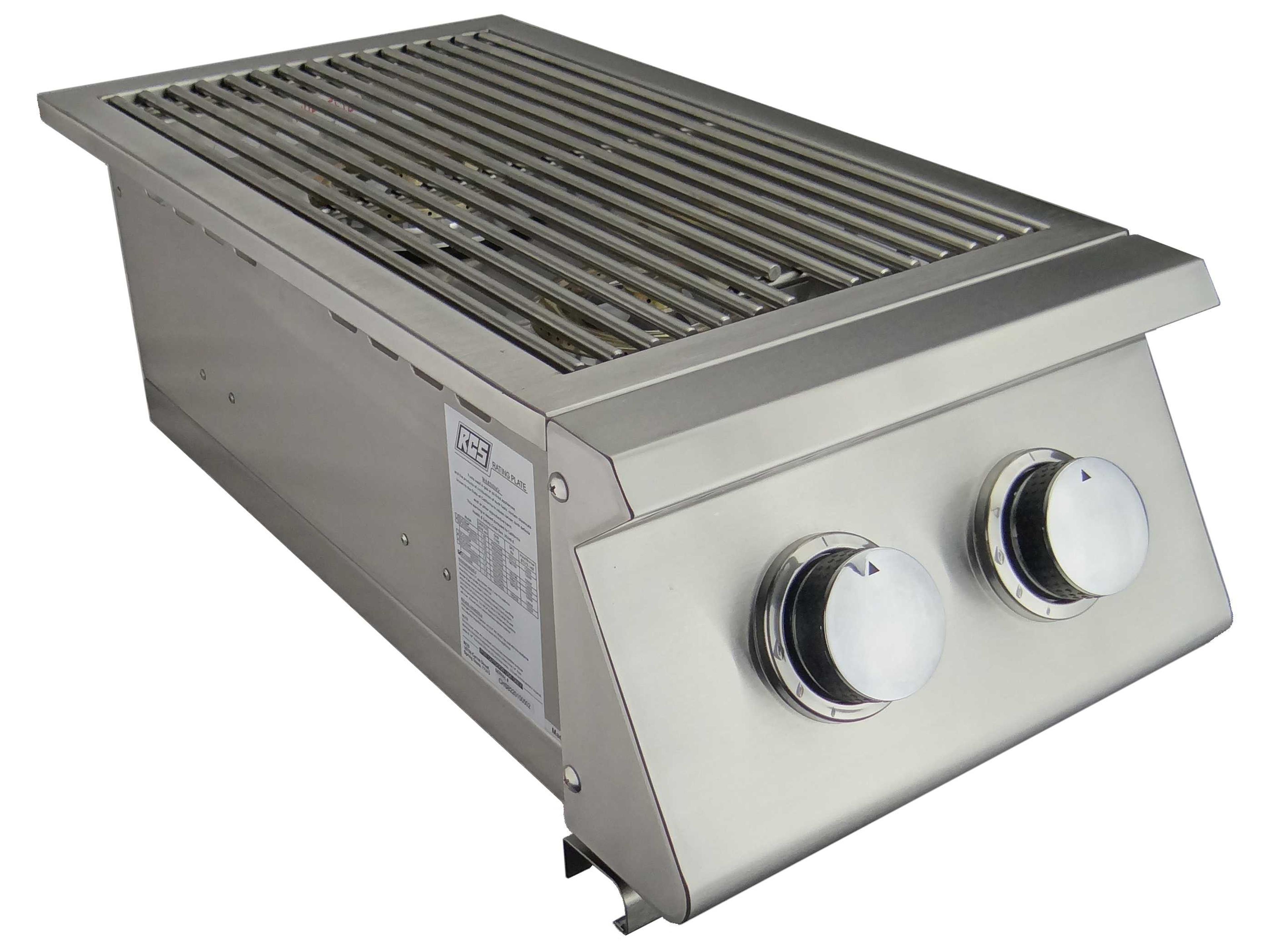 Premier Series Natural Gas Double Side Burner - Slide-In