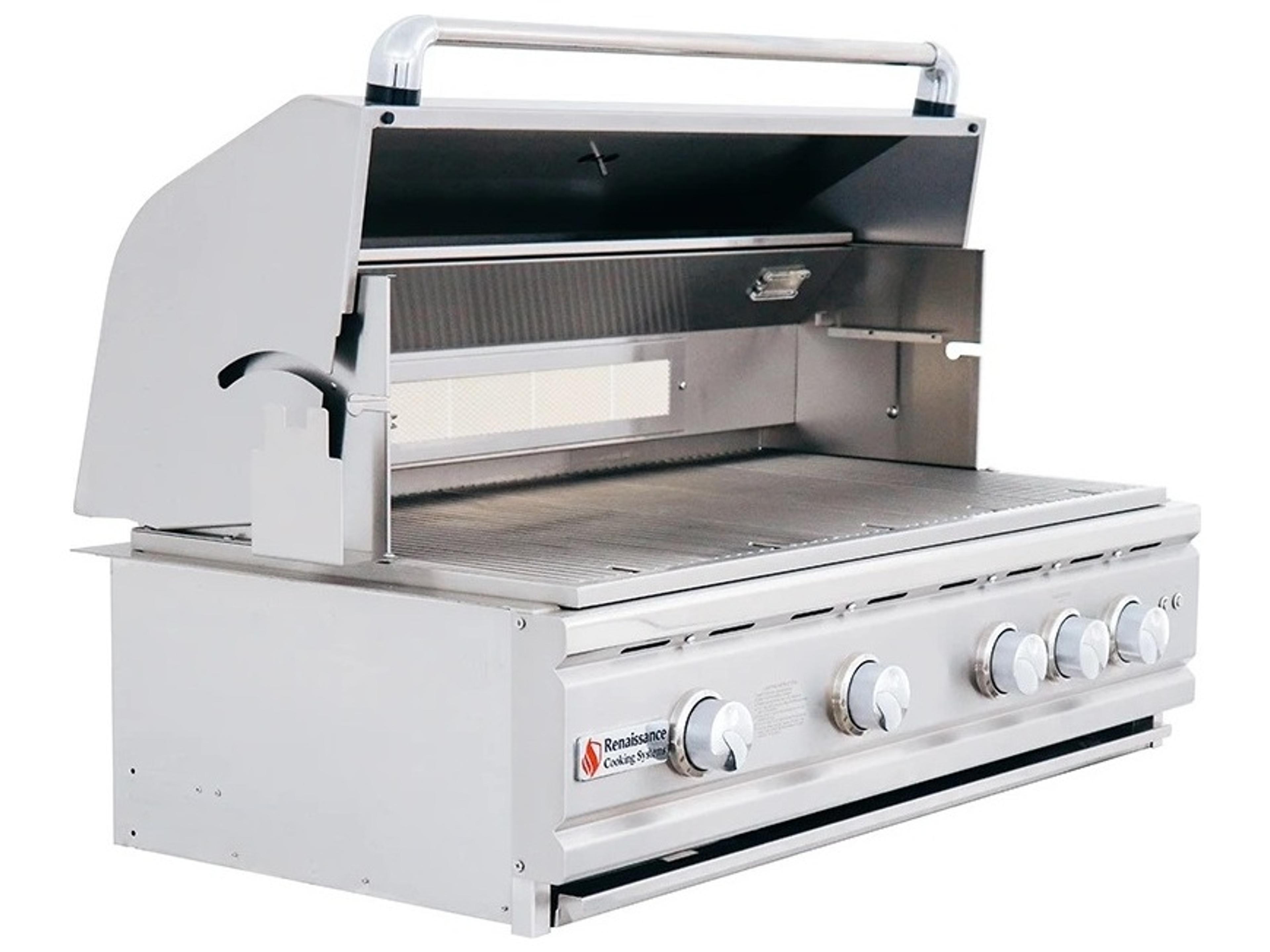 RCS 38 Cutlass Pro Series Grill Blue LED with Rear Burner