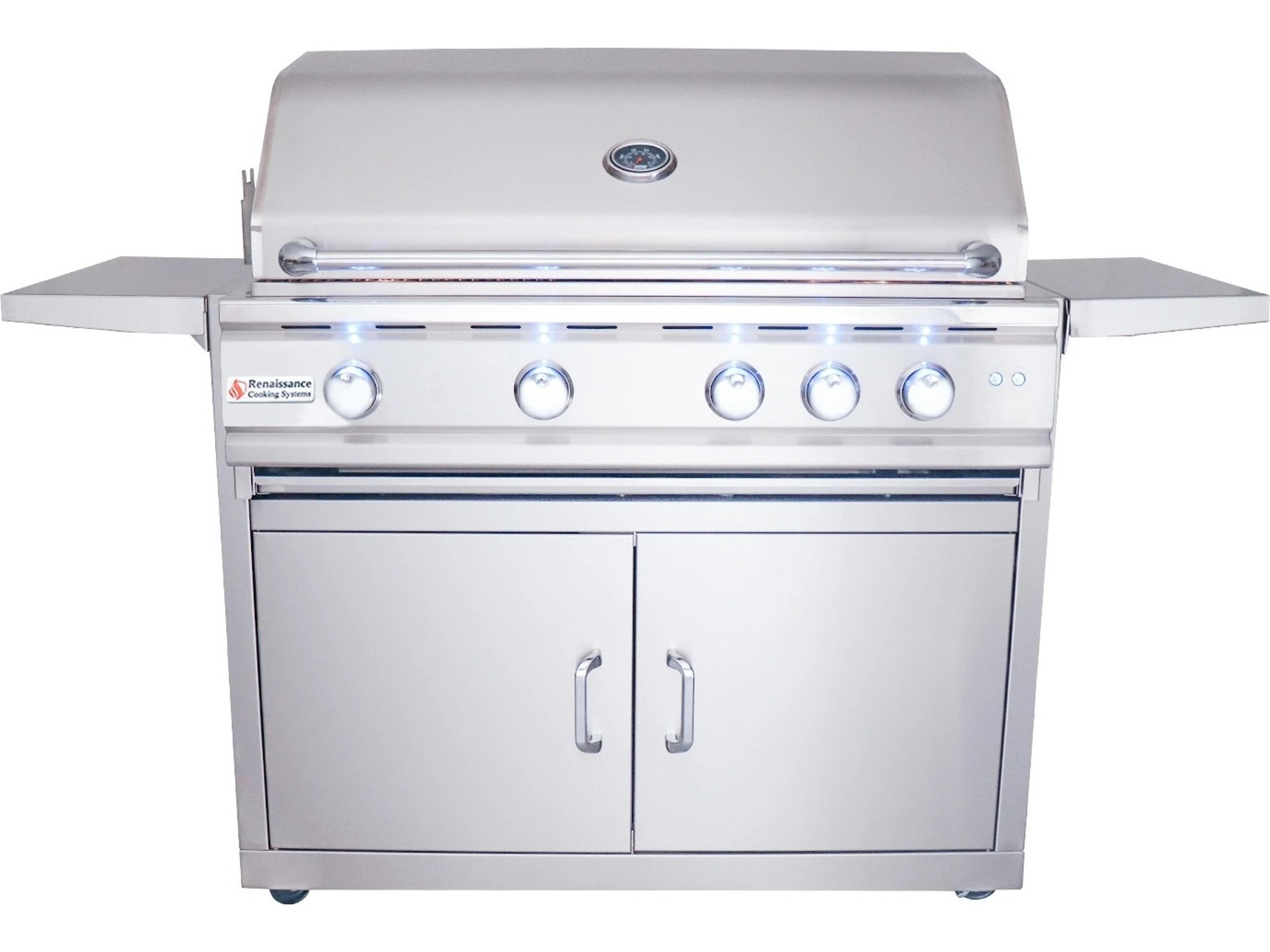 Stainless Steel 38'' Cutlass Pro Freestanding Grill-LP