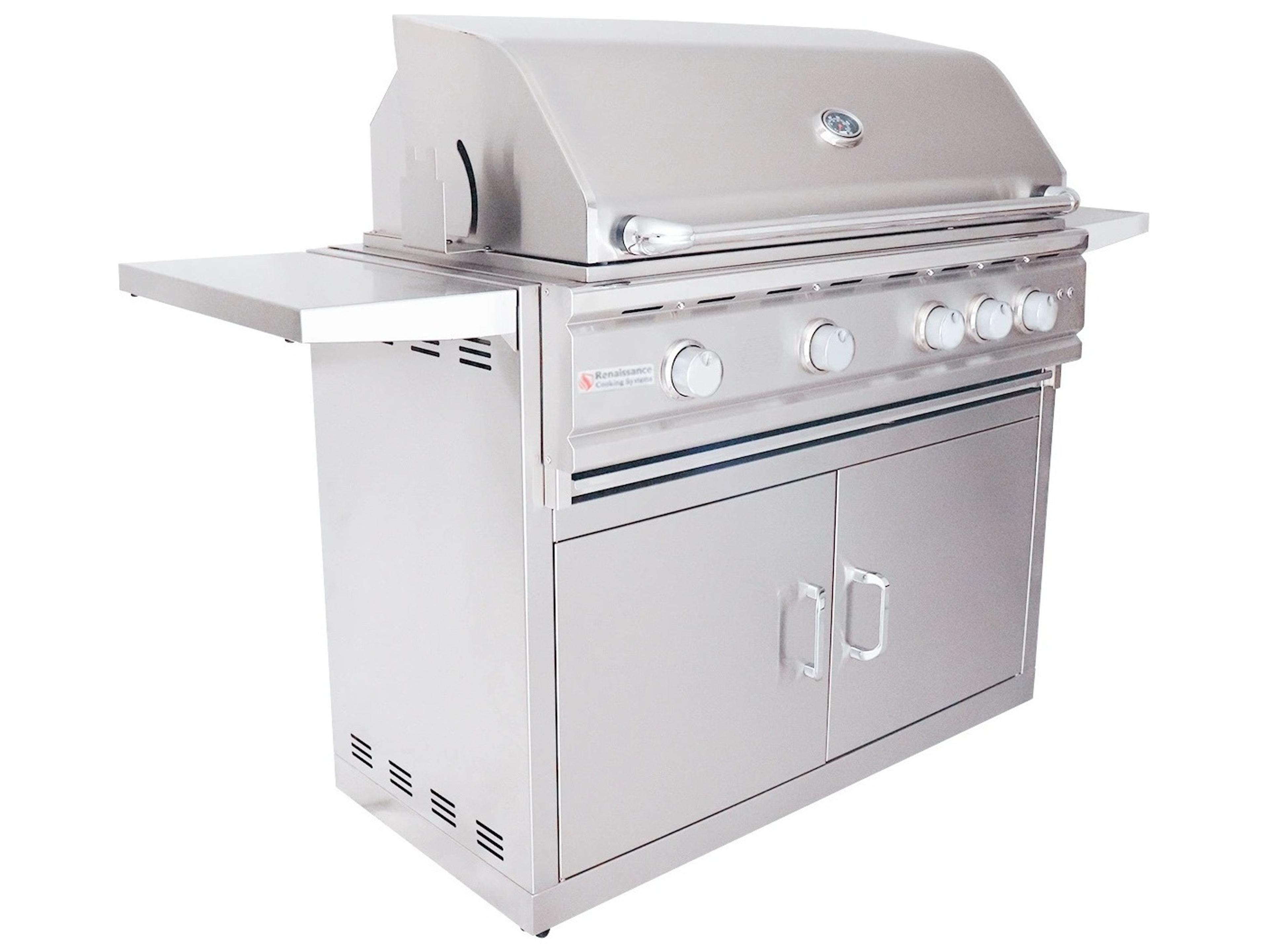 RCS Grills Stainless Steel 38'' Cutlass Pro Freestanding Grill-LP