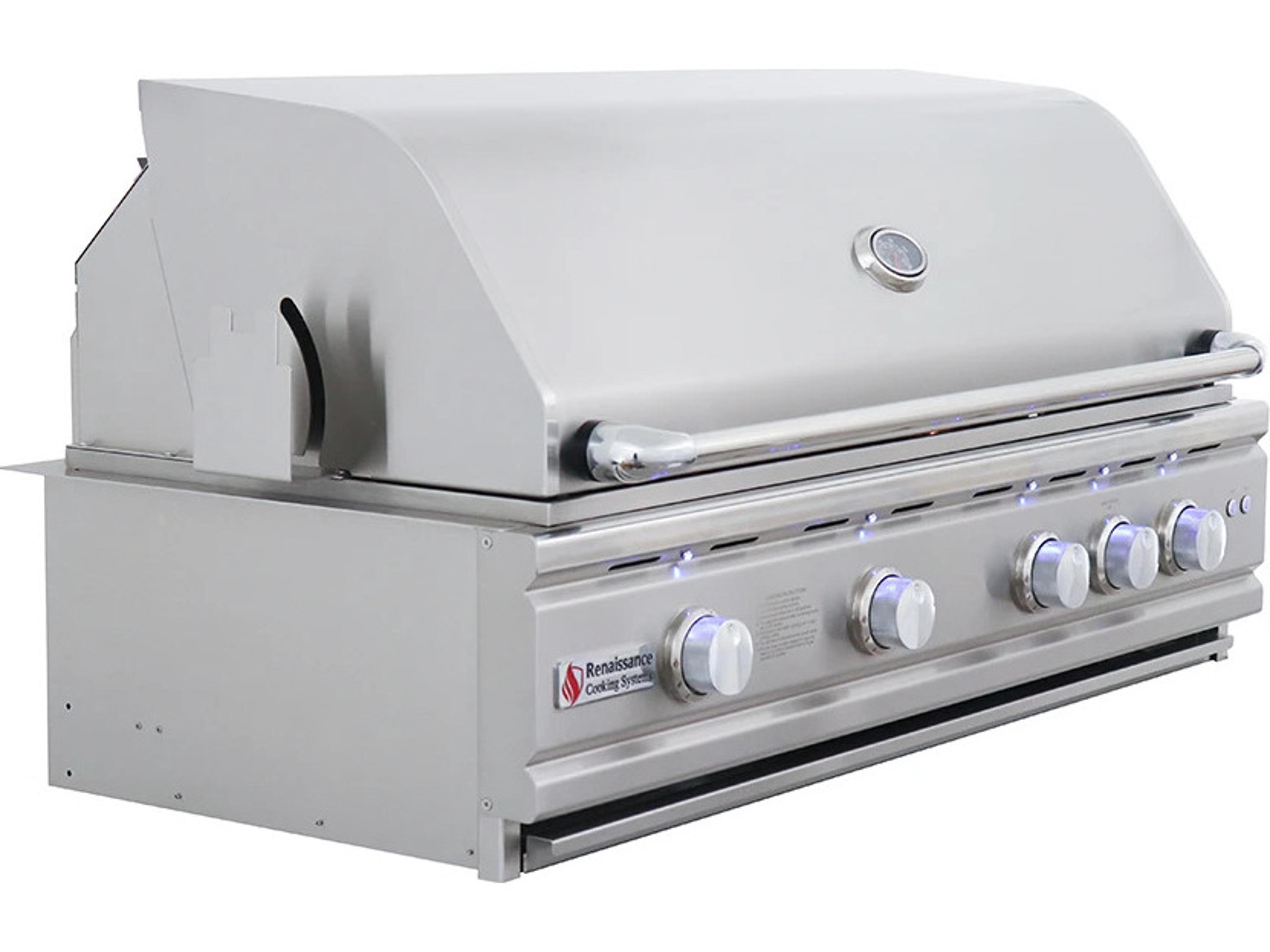 RCS Grills 42in Cutlass Pro Series Natural Gas Grill with LED Lights