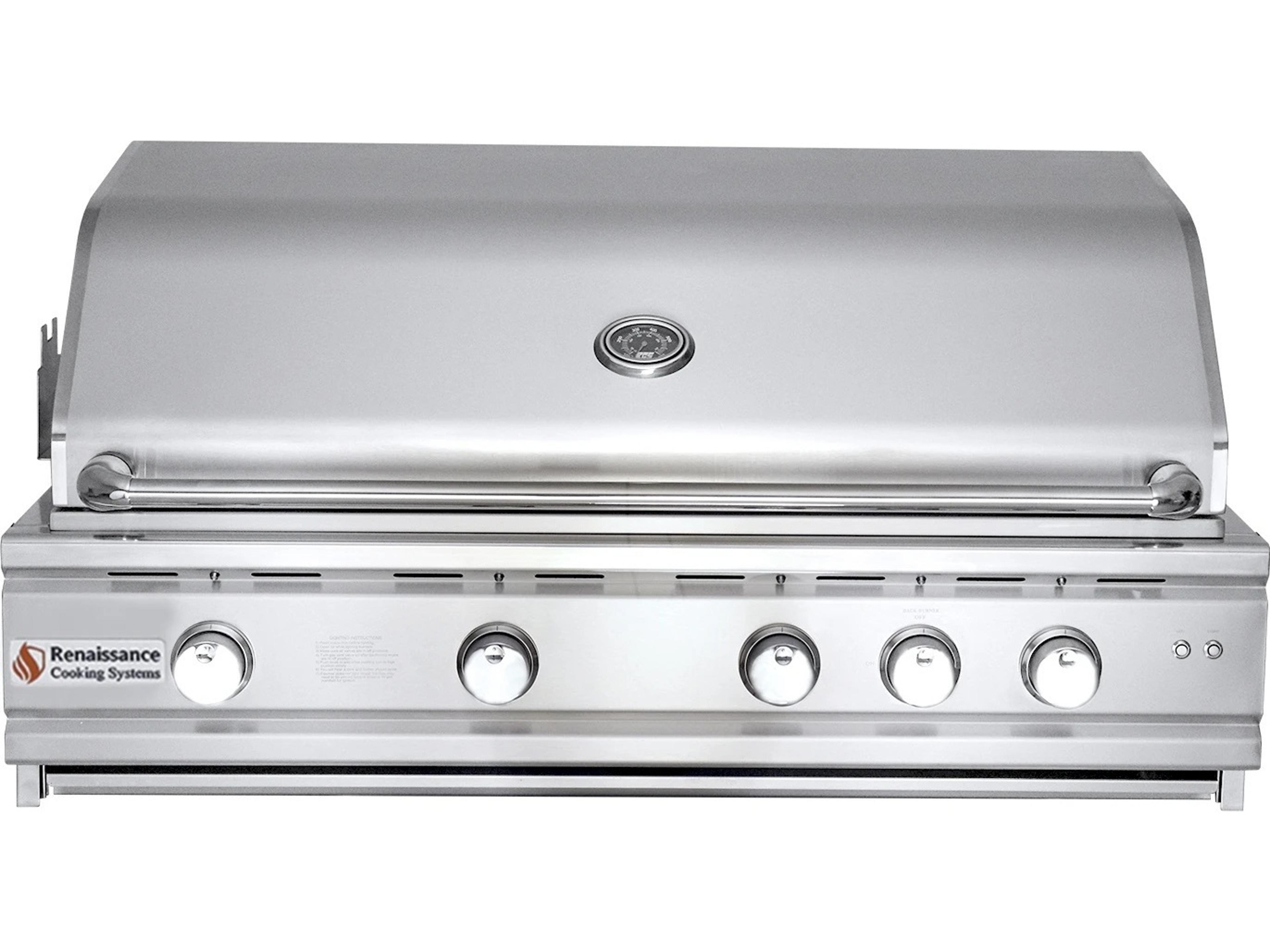 RCS Grills Stainless Steel 42'' Cutlass Pro Freestanding Grill-NG
